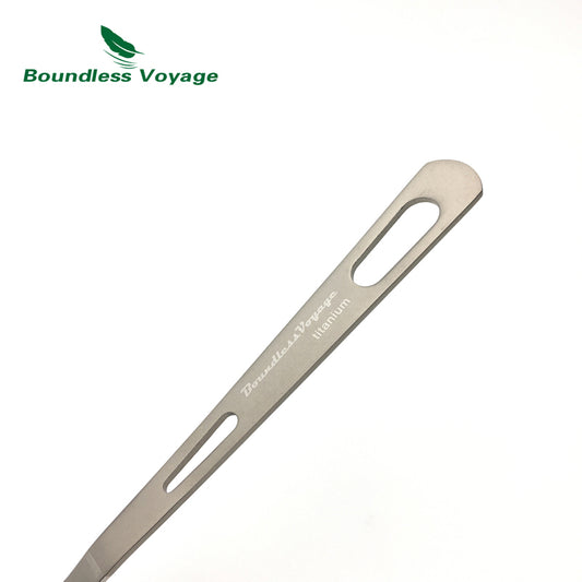 Boundless Voyage Titanium Fork – Ultralight Camping Cutlery for Outdoor & Everyday Use