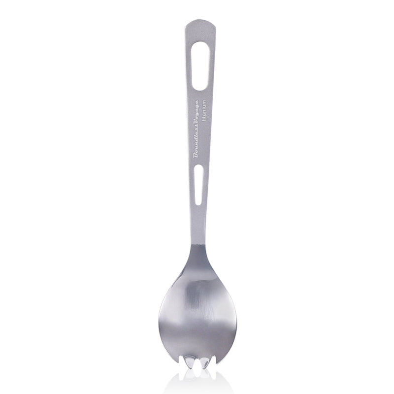 Boundless Voyage Titanium Spork Tableware Camping Fork Outdoor Cutlery Lightweight