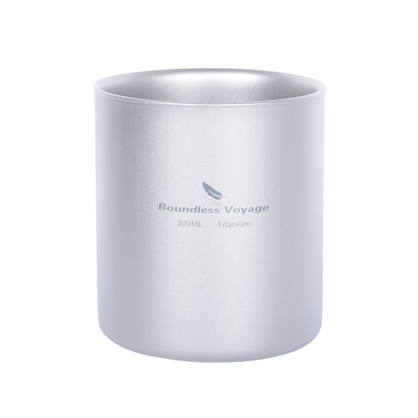 Boundless Voyage Double Walled Titanium Coffee Cup Insulated For Outdoor Camping Mug Tableware 300ml