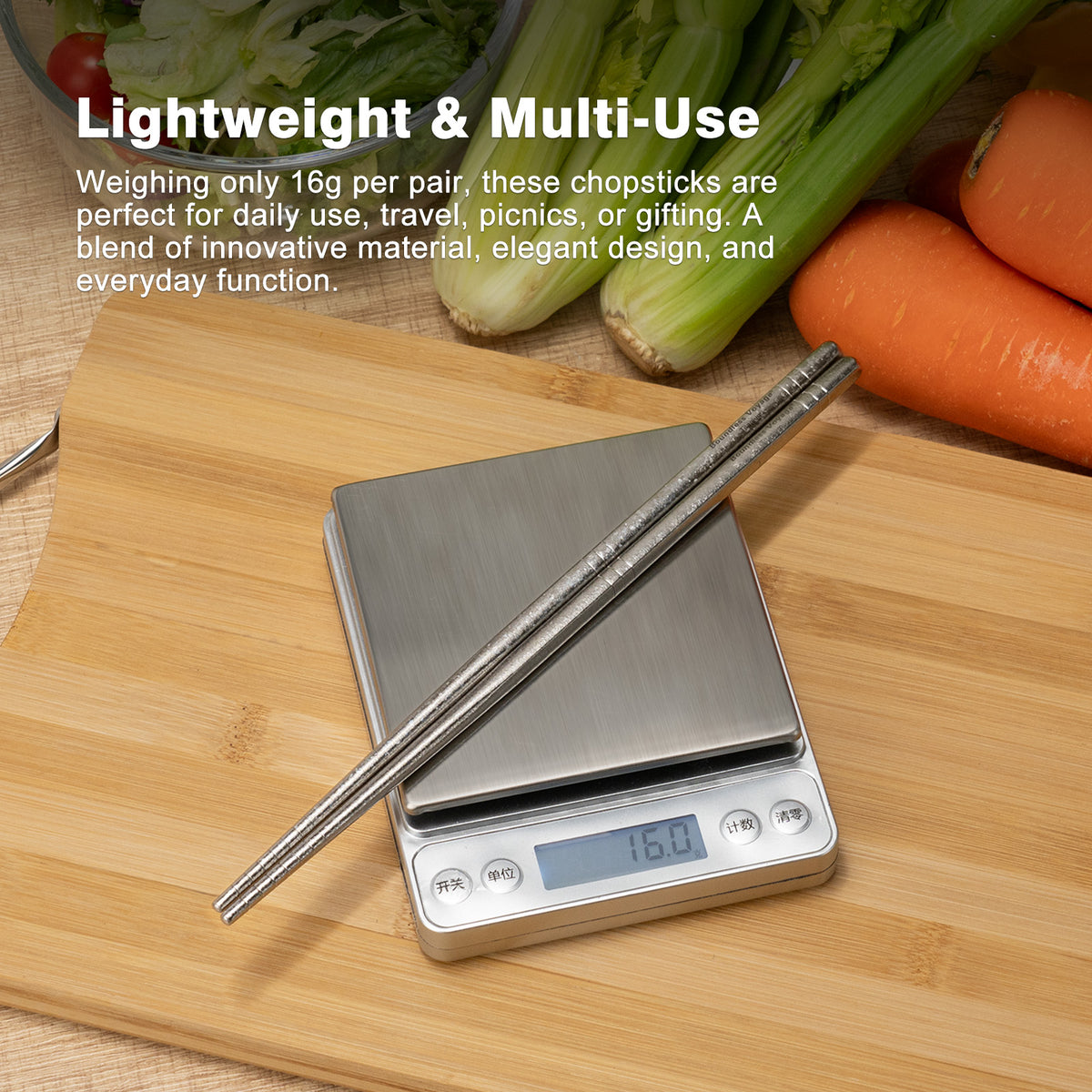 Boundless Voyage Colorful Titanium Chopsticks – Ultralight Non-Slip Reusable Chopsticks for Camping, Travel & Everyday Dining