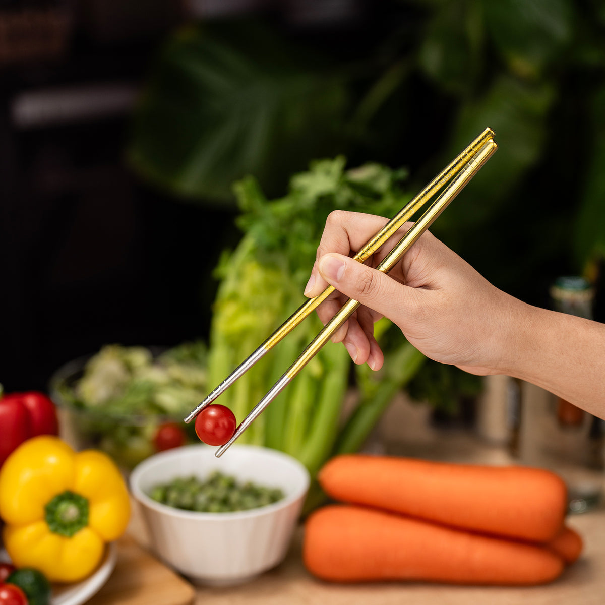 Boundless Voyage Colorful Titanium Chopsticks – Ultralight Non-Slip Reusable Chopsticks for Camping, Travel & Everyday Dining