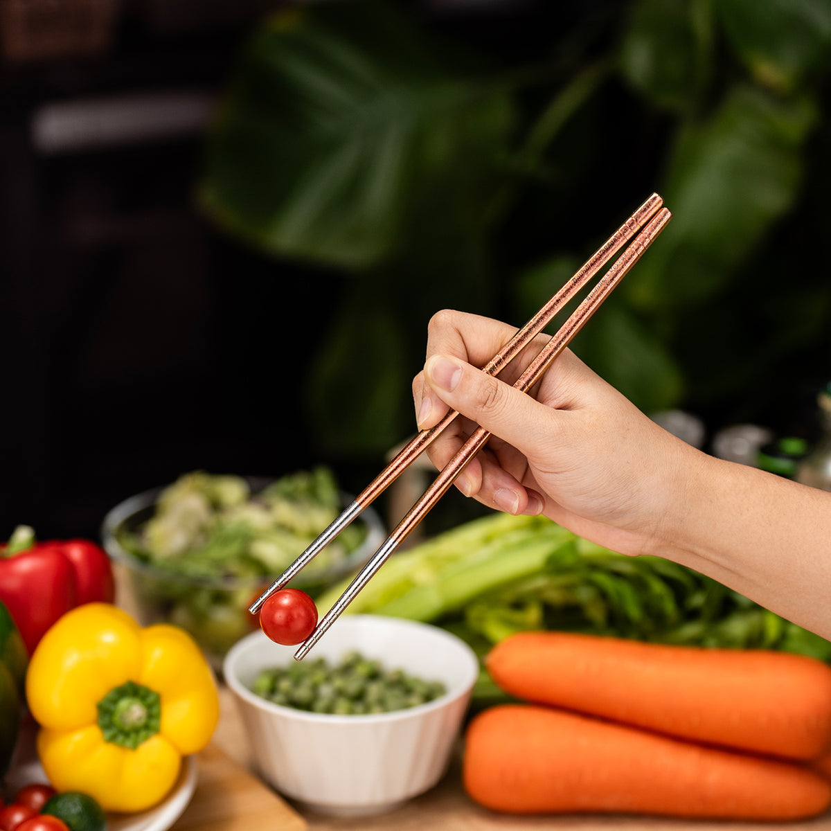 Boundless Voyage Colorful Titanium Chopsticks – Ultralight Non-Slip Reusable Chopsticks for Camping, Travel & Everyday Dining