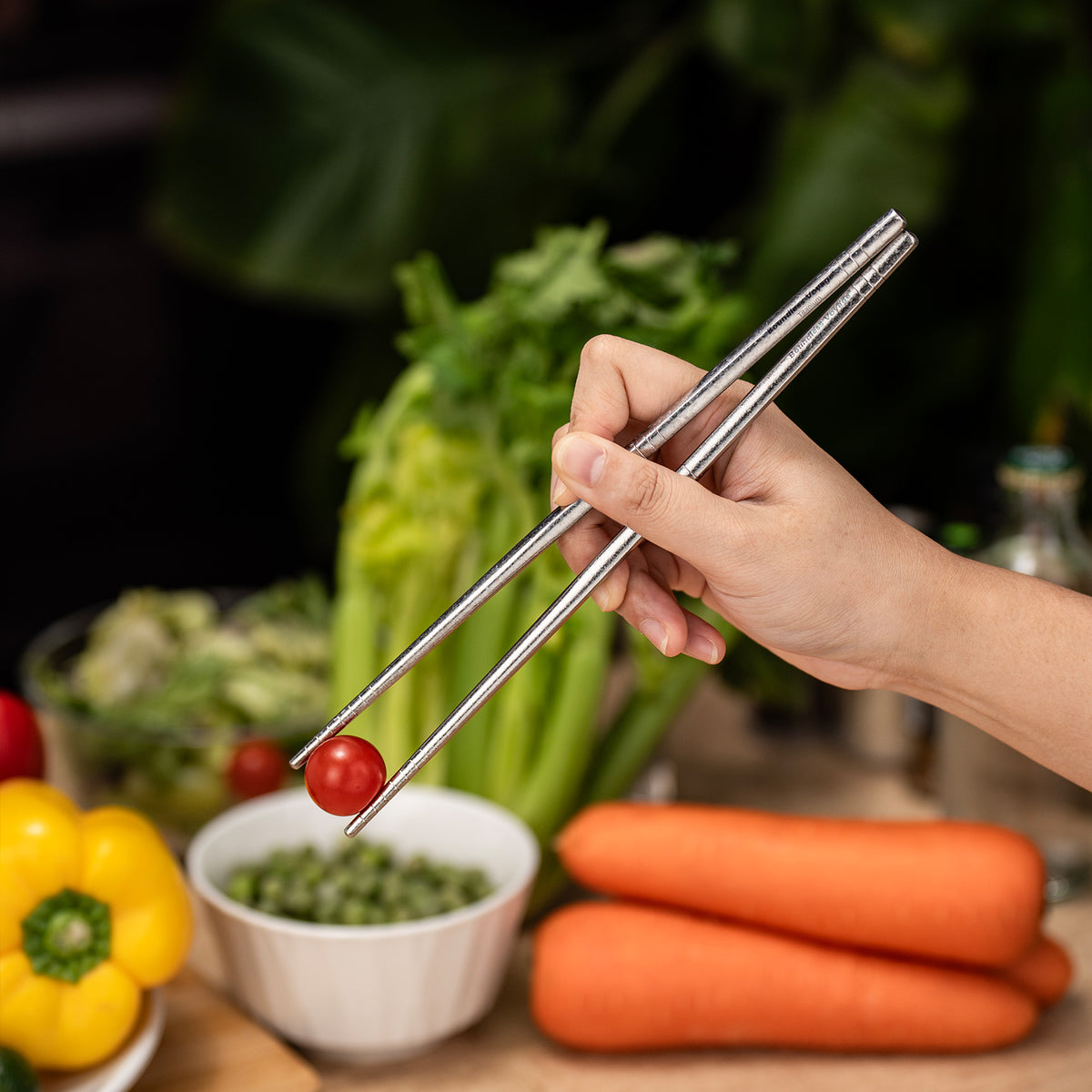 Boundless Voyage Colorful Titanium Chopsticks – Ultralight Non-Slip Reusable Chopsticks for Camping, Travel & Everyday Dining