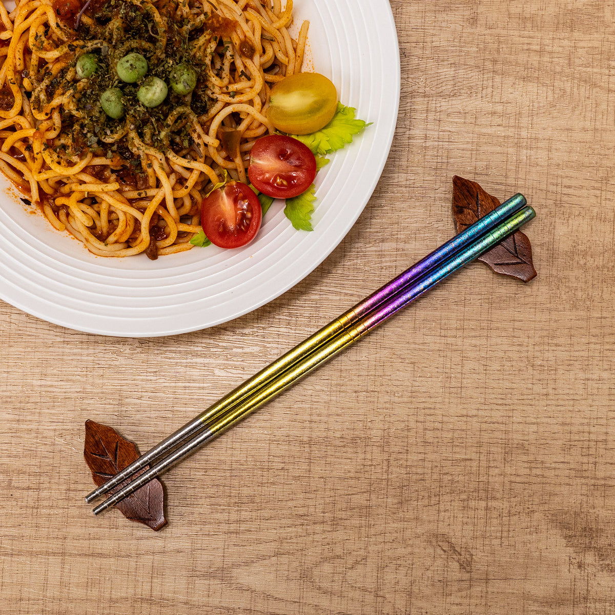 Boundless Voyage Colorful Titanium Chopsticks – Ultralight Non-Slip Reusable Chopsticks for Camping, Travel & Everyday Dining