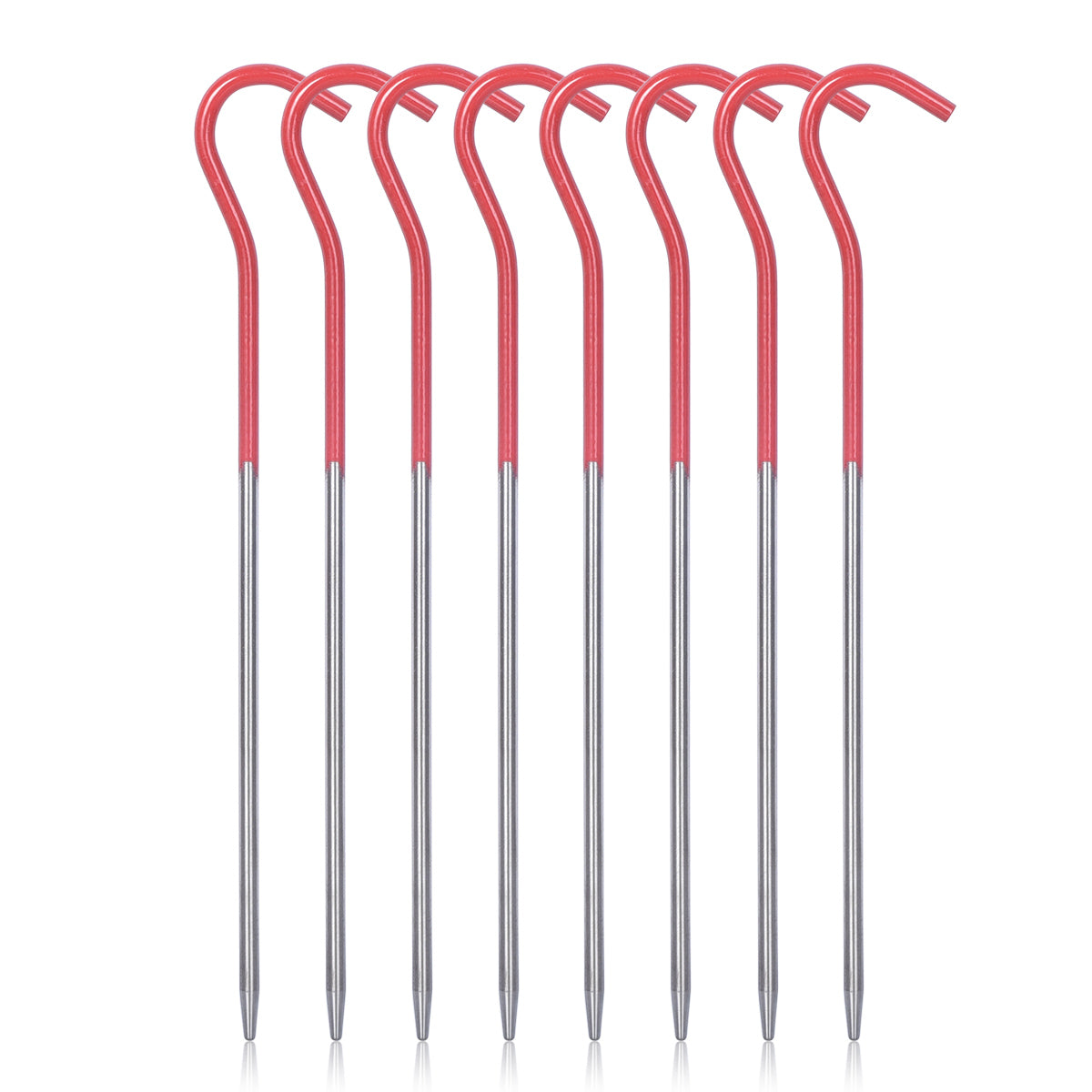 Boundless Voyage Outdoor 8pcs Titanium alloy Tent Pegs Ultralight Camping Tent Accessories Stakes Nail