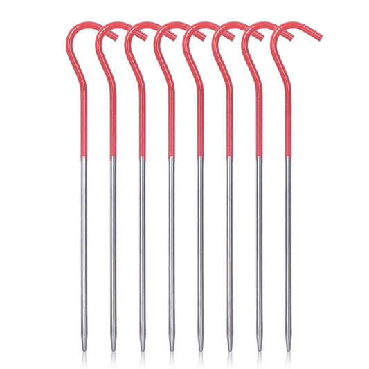 Boundless Voyage Outdoor 8pcs Titanium alloy Tent Pegs Ultralight Camping Tent Accessories Stakes Nail