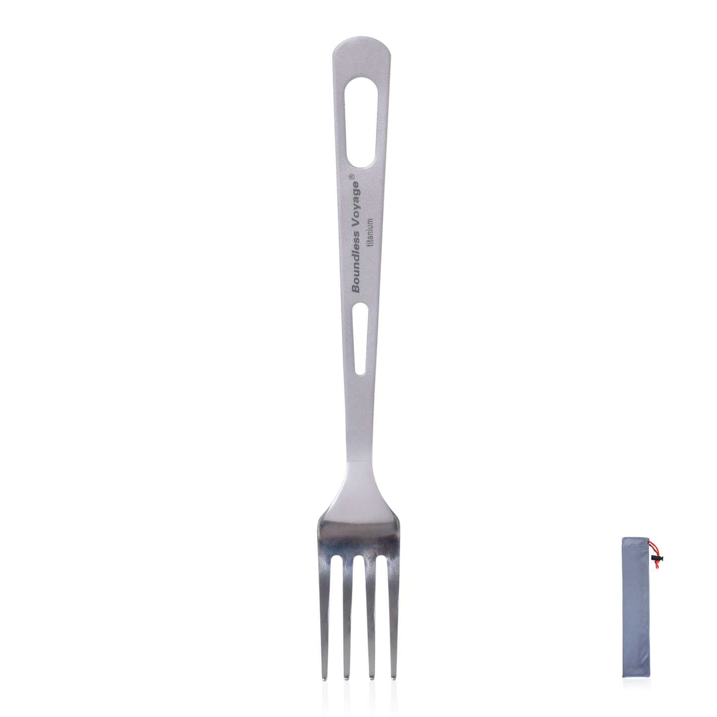 Boundless Voyage Titanium Fork – Ultralight Camping Cutlery for Outdoor & Everyday Use