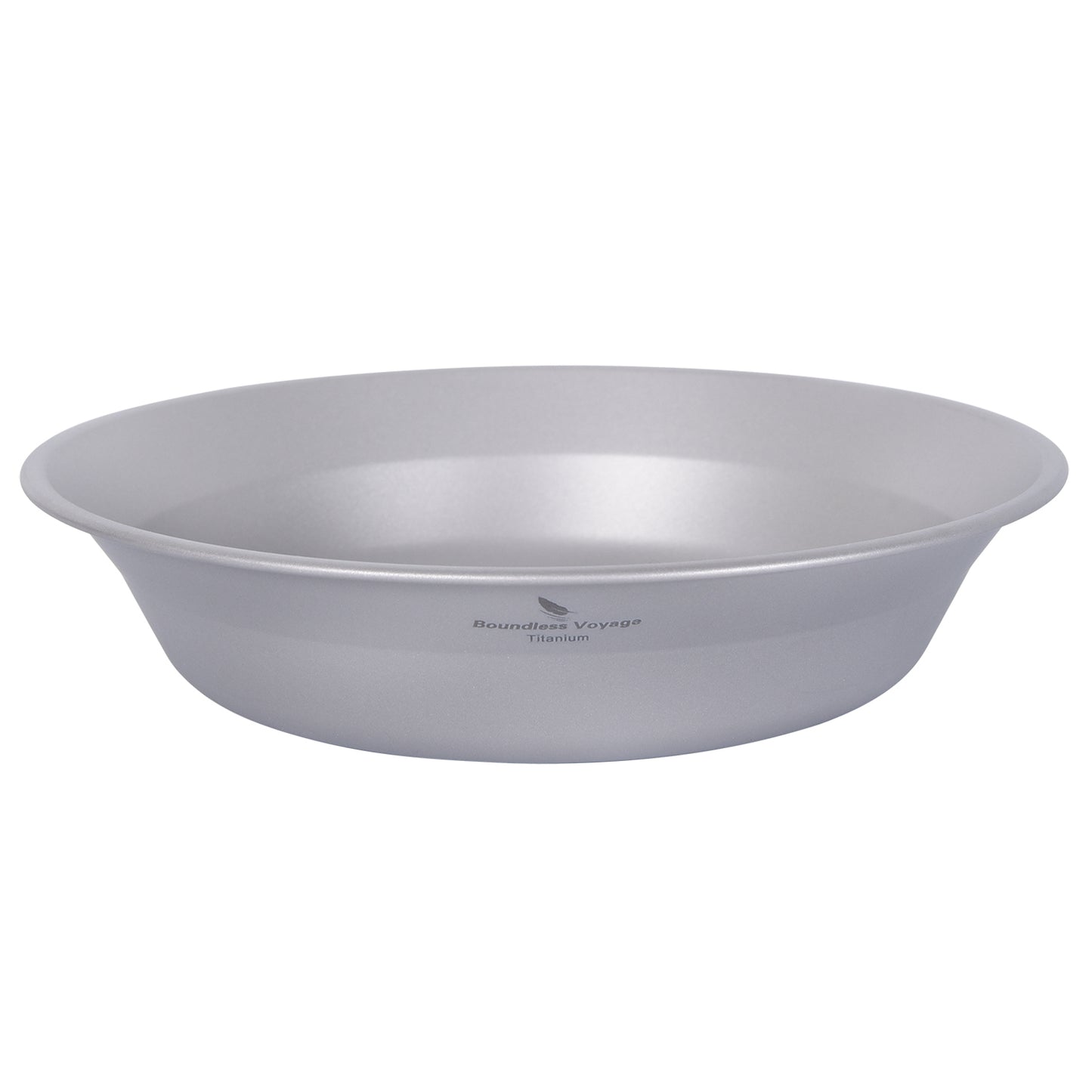 Boundless Voyage Titanium Pan Bowl Set with Carry Bag Outdoor Camping Dish Plate Tableware