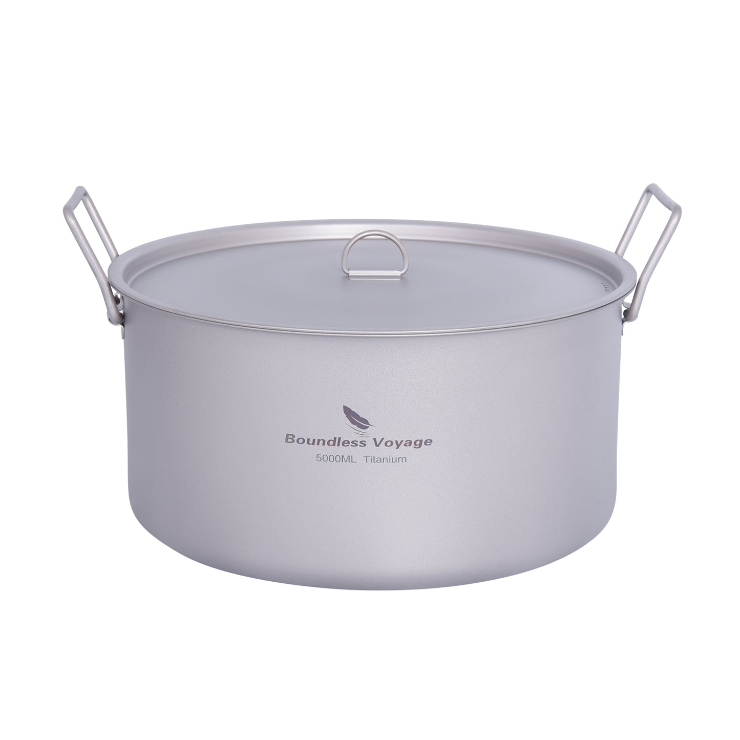 30PCS Ti2104C And Shipping Cost Boundless Voyage 5.0L Titanium Camping Pot with Lid
