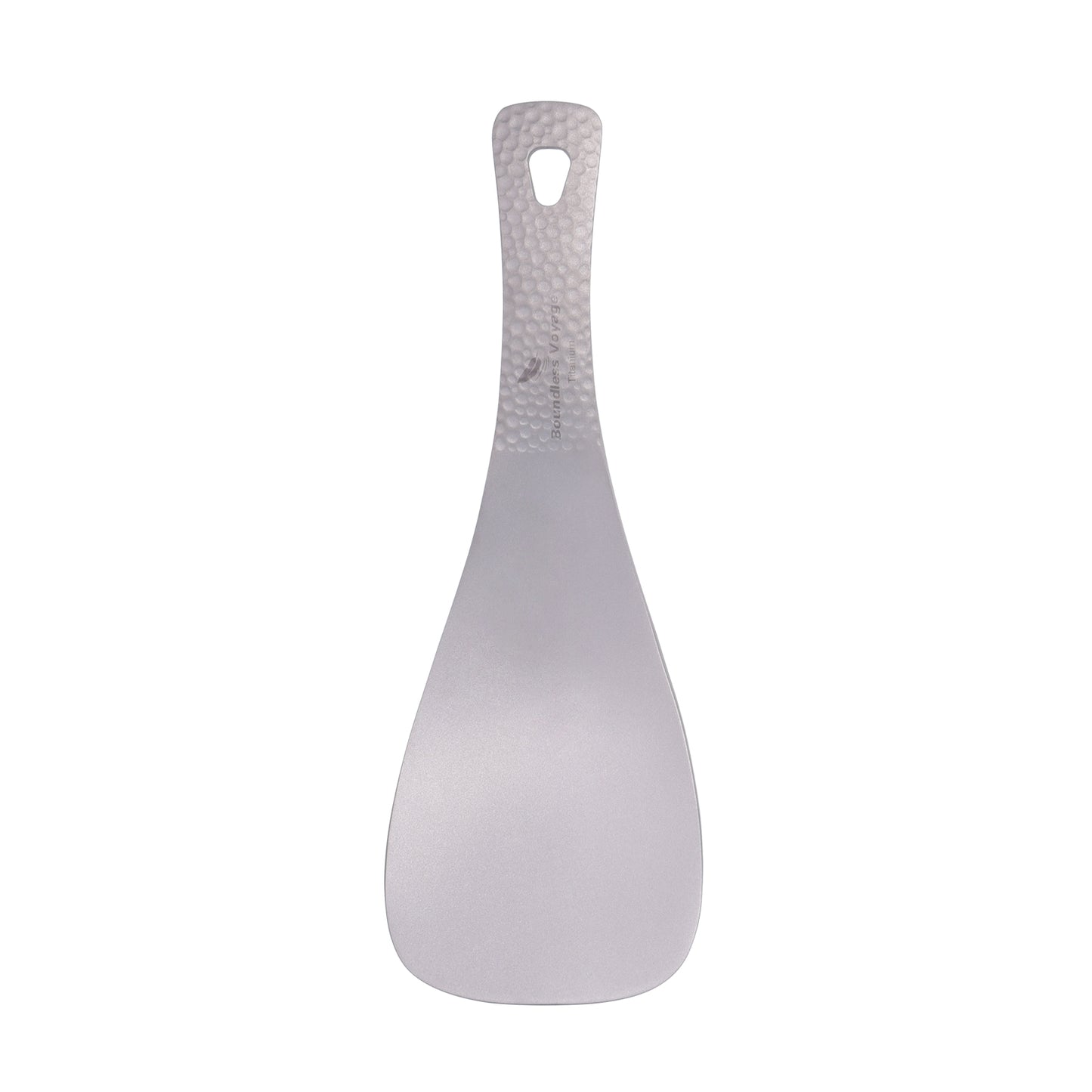 Boundless Voyage Titanium Rice Spoon Pure Titanium Thickened Rice Paddle for Camping, Outdoor Cooking & Home Kitchen