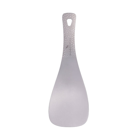 Boundless Voyage Titanium Rice Spoon Pure Titanium Thickened Rice Paddle for Camping, Outdoor Cooking & Home Kitchen