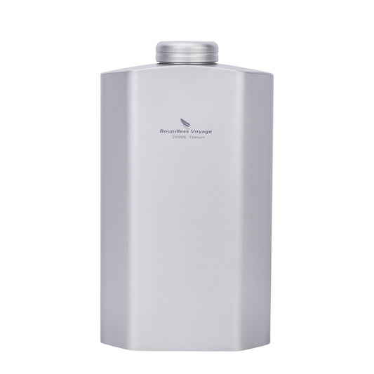 Boundless Voyage 2500ML Titanium Water Bottle – Ultralight & Leakproof Large-Capacity Drinkware for Outdoor Camping & Hiking