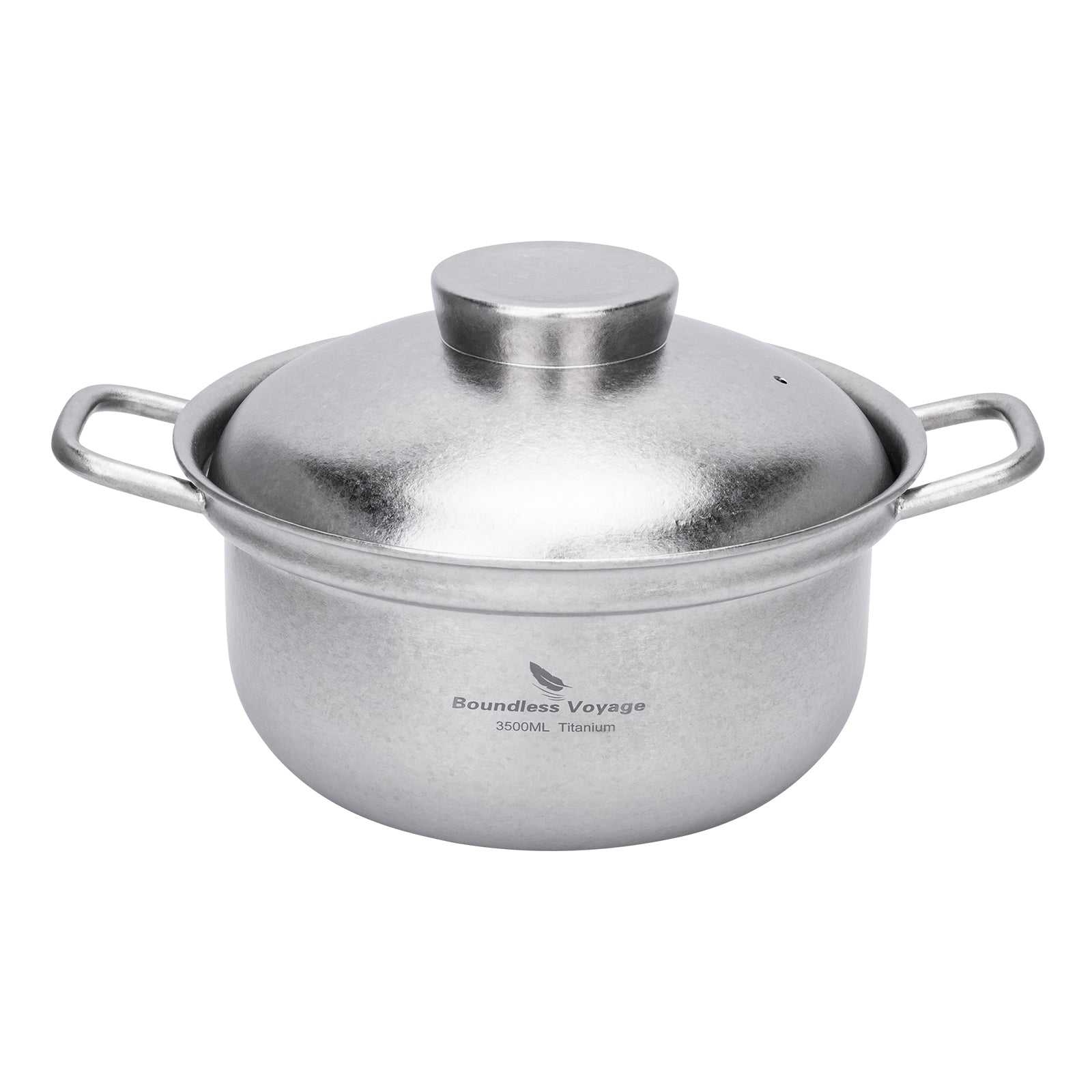 Boundless Voyage 3.5L Titanium Cooking Pot – Heavy-Duty Thick-Wall Sto ...