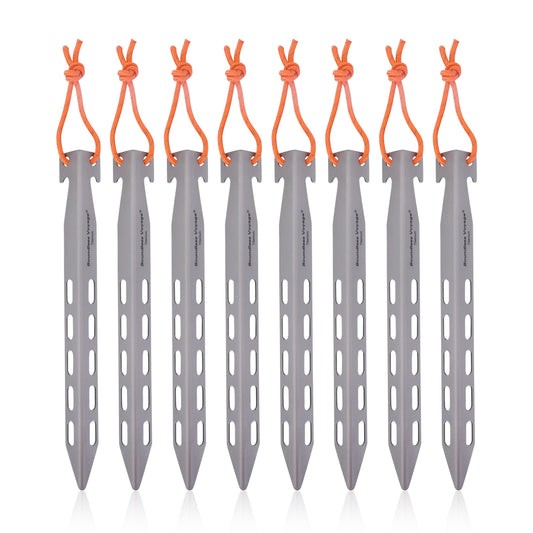 Boundless Voyage Titanium Tent Stakes Pegs Nails Outdoor Camping Ultralight Awning Canopy Accessories  8 pieces