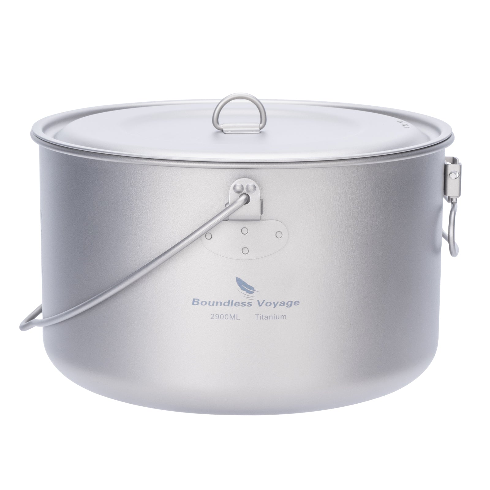 Boundless Voyage 2900ml TA1 Titanium Hanging Pot – Ultralight Large-Ca ...