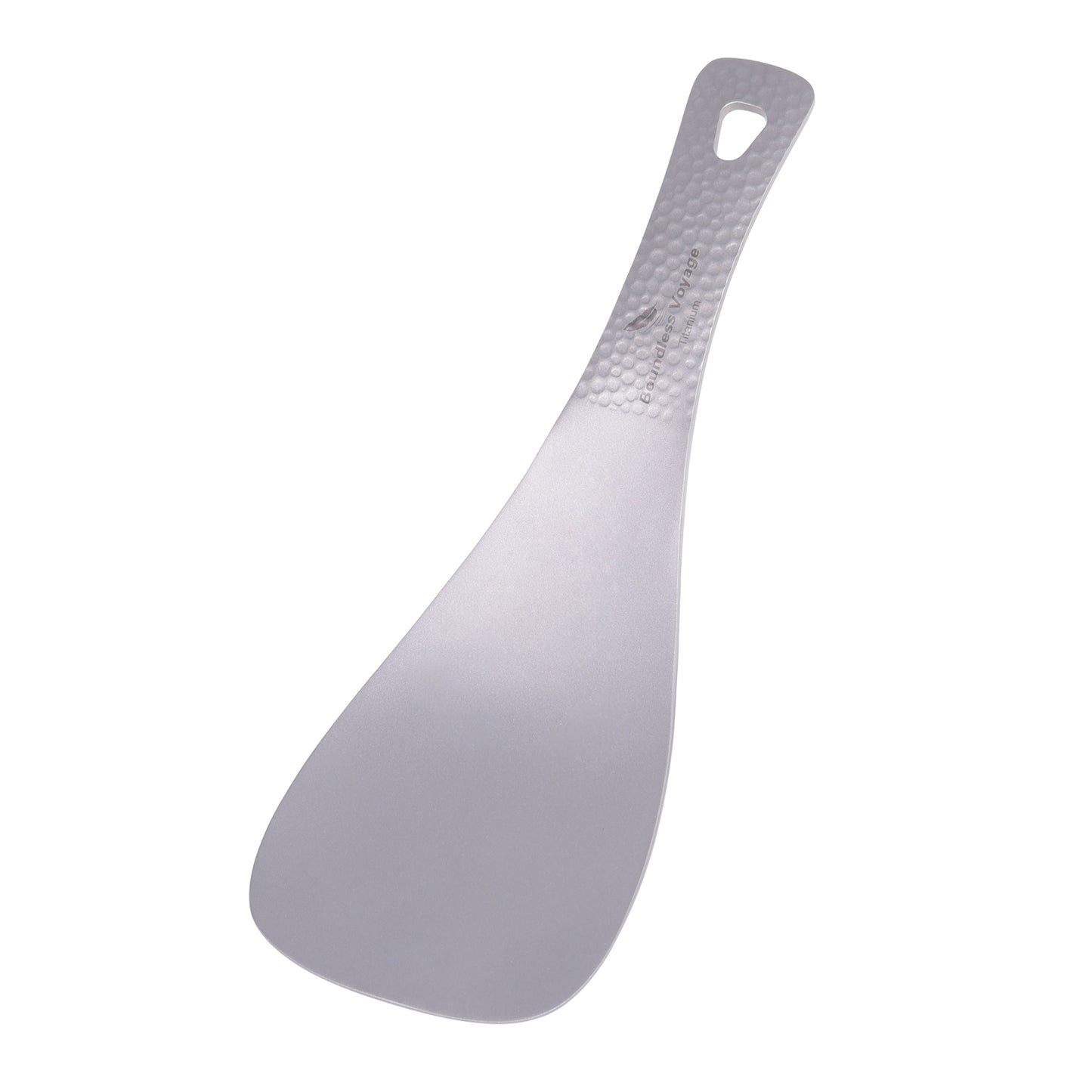 Boundless Voyage Titanium Rice Spoon Pure Titanium Thickened Rice Paddle for Camping, Outdoor Cooking & Home Kitchen