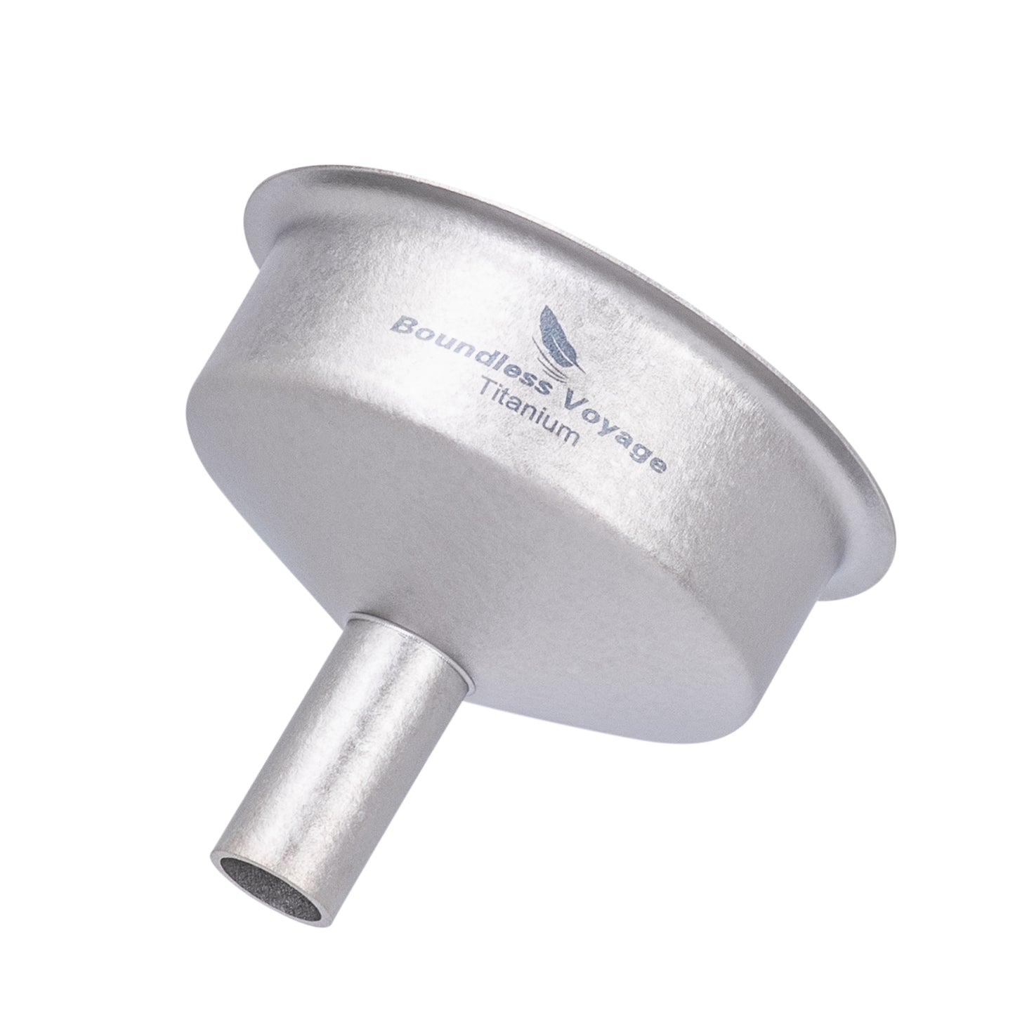 Boundless Voyage Ultralight Titanium Funnel | Food-Grade Portable Pouring Tool for Hip Flasks & Water Bottles | Mini Liquid & Powder Filter for Camping, Travel & Home Use