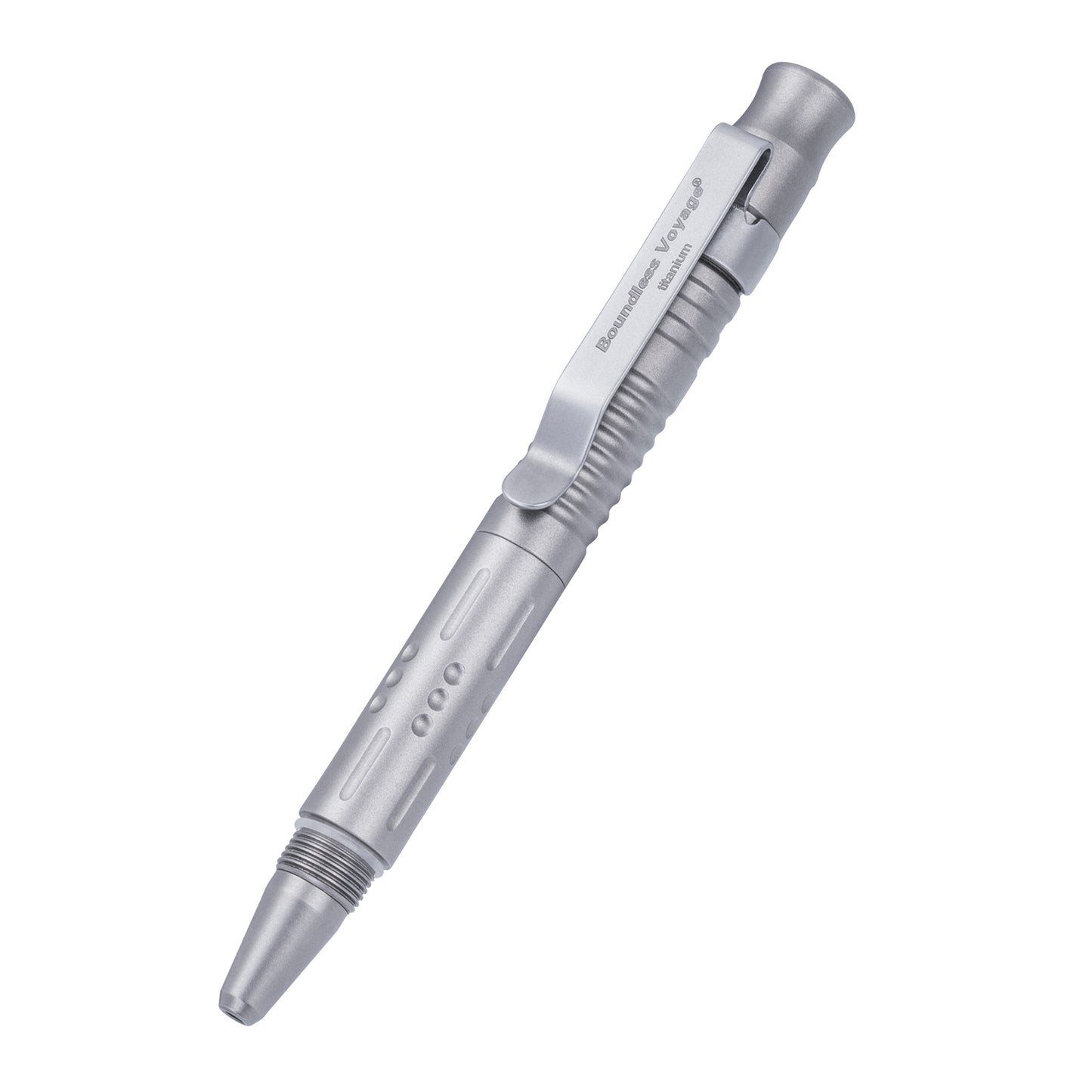 Boundless Voyage Titanium Multifunctional Pen – 3-in-1 Outdoor Emergency Tool with Whistle & Car Window Breaker
