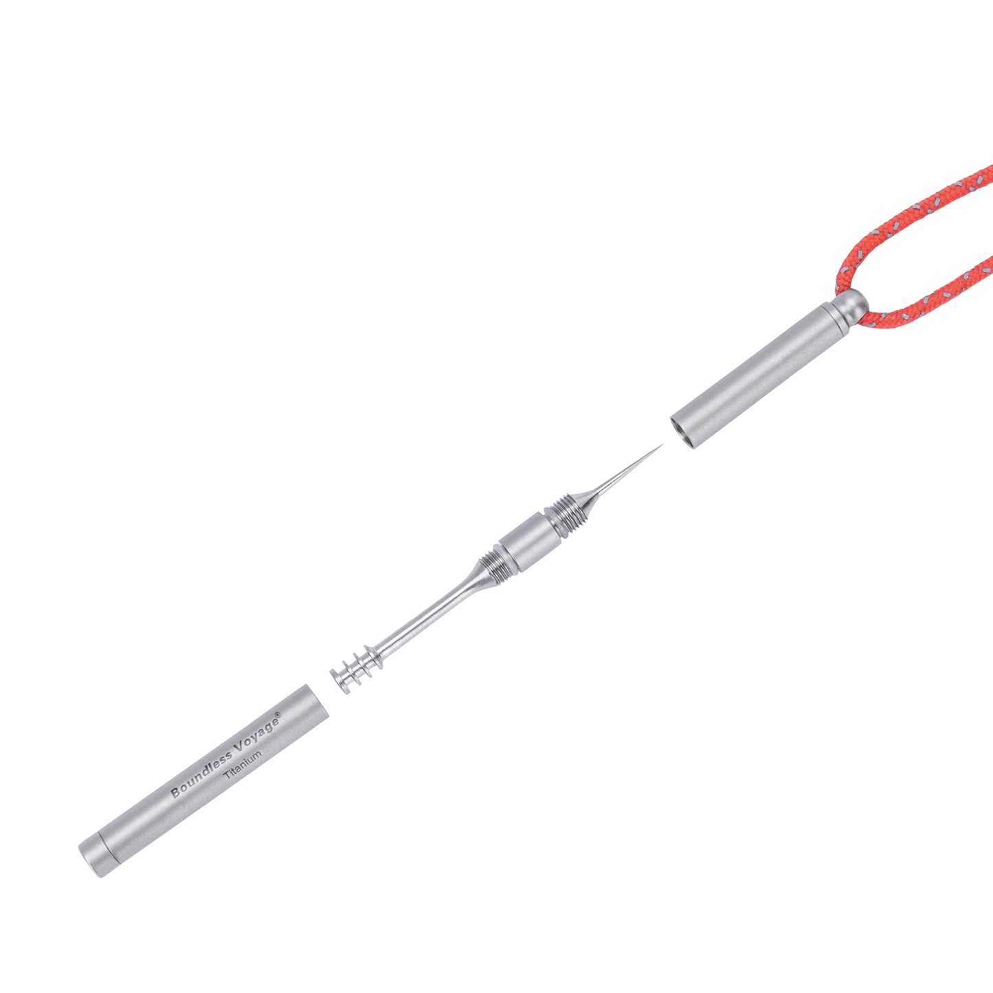 Boundless Voyage Titanium Toothpick Holder – Mini Portable EDC Toothpick Case & Multi-Use Tool for Travel & Outdoor