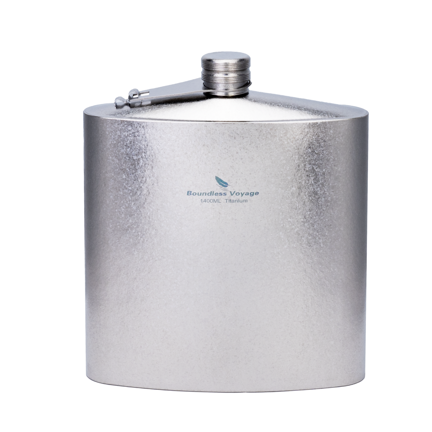 Boundless Voyage 1400ml Large Titanium Water Bottle | 47oz Ultralight Adventure Flask | Leakproof & Non-Toxic Portable Canteen for High-Altitude Hiking, Camping & Survival