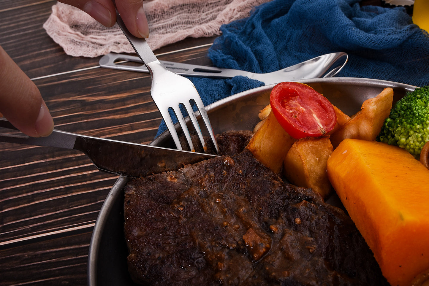 Boundless Voyage Titanium Fork – Ultralight Camping Cutlery for Outdoor & Everyday Use
