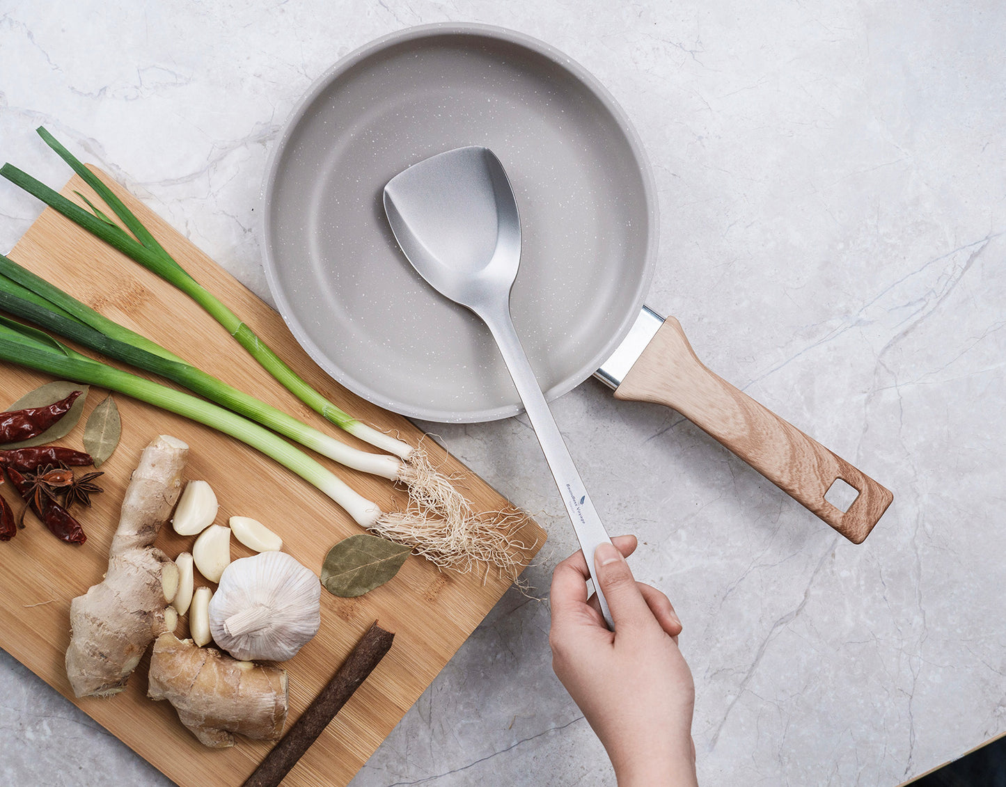 Boundless Voyage Titanium Spatula Food Turner – Lightweight Cooking Utensil for Camping, Travel & Home Kitchen