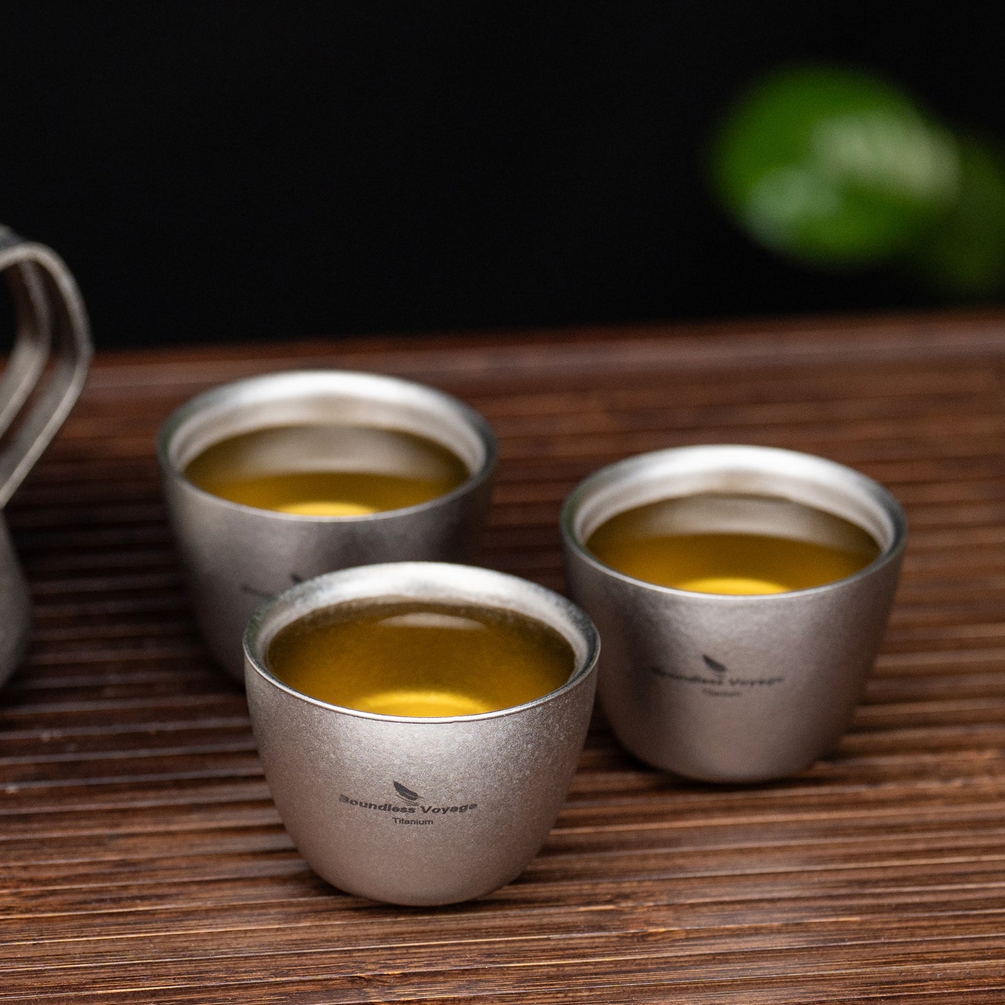 Boundless Voyage 40ml Double-Wall Titanium Sake Cup – Ultralight Insulated Shot Mug, TA1 Titanium Mini Cup for Whiskey, Tea & Outdoor Camping