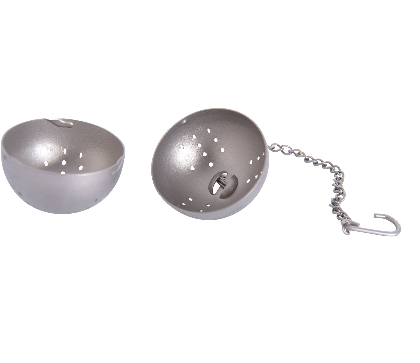 Boundless Voyage 10g Ultralight Titanium Tea Ball Infuser | Extra Fine Mesh Tea Steeper with Extended Chain | Rust-Proof Portable Filter for Loose Leaf Tea