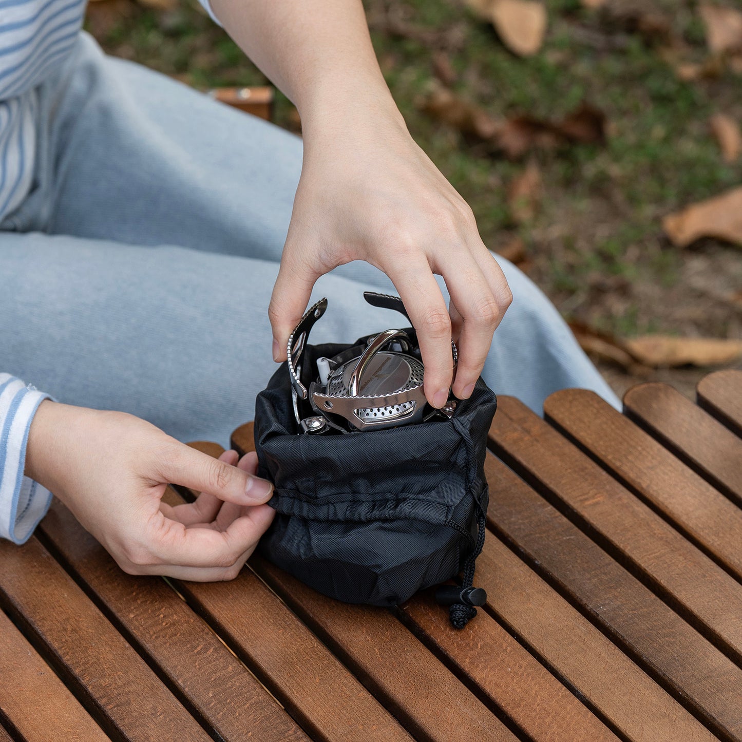 Boundless Voyage Portable Camping Stove BVS02 – 3500W High-Power Foldable Gas Stove, Compact & Stable Outdoor Cooking Burner