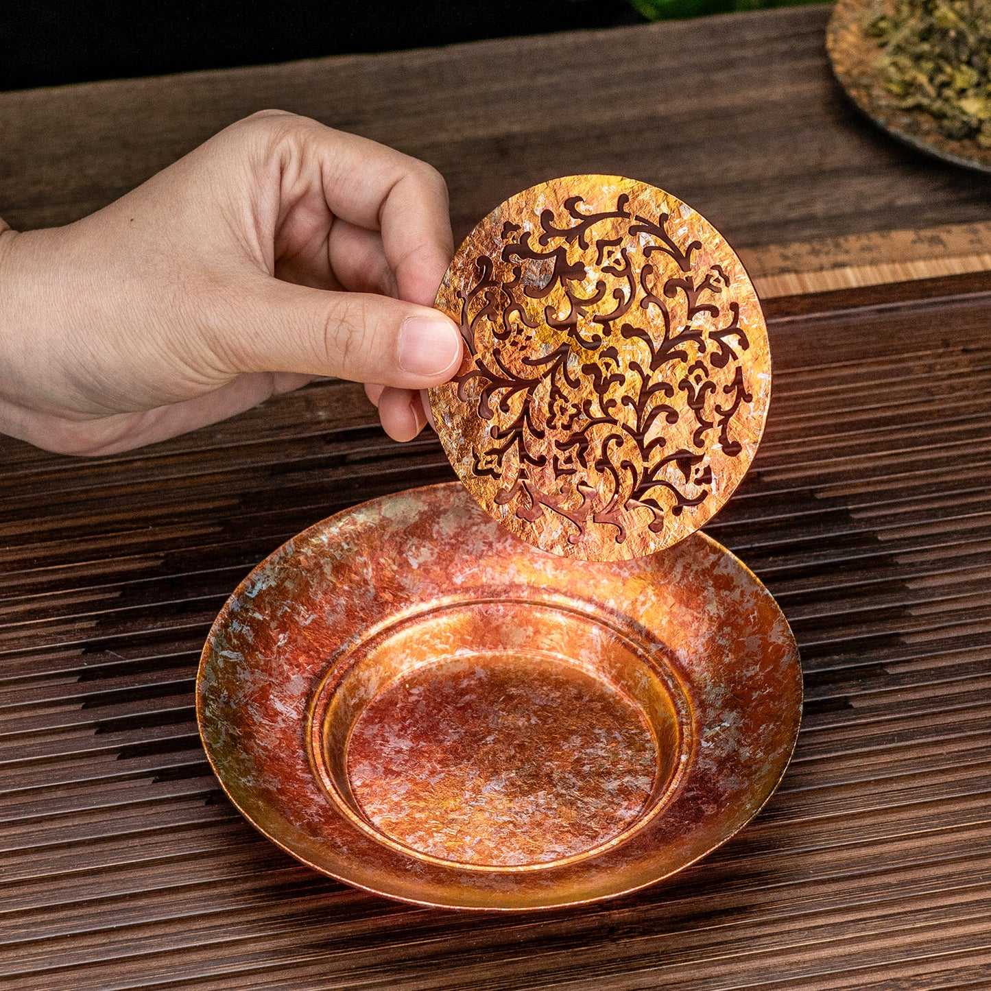 Boundless Voyage Titanium Tea Tray – Detachable Gongfu Tea Drain Tray with Water Storage for Home, Office & Travel