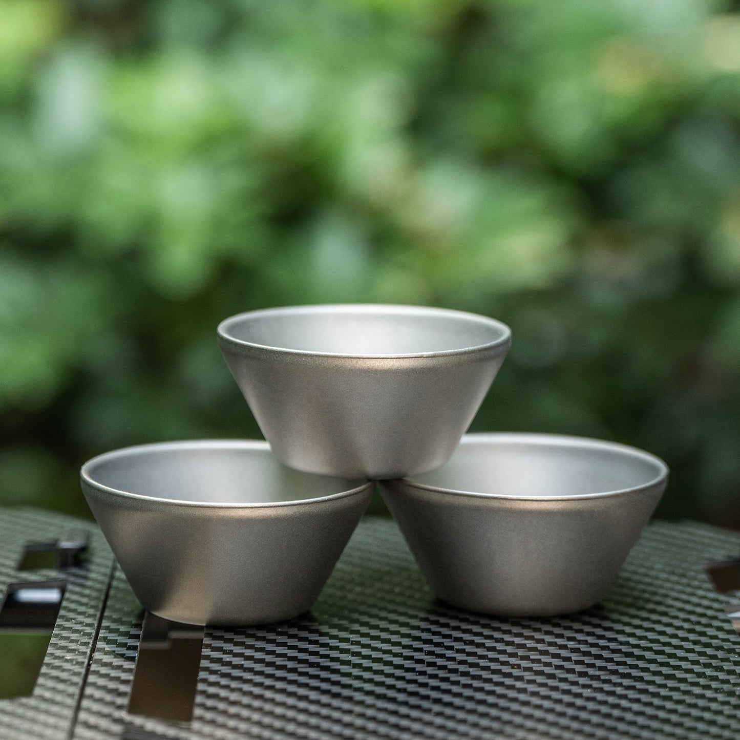Boundless Voyage Titanium Double-Layer Mini Tea Cup Set – Portable Anti-Scald Camping Mug for Coffee, Liquor, Picnic & Hiking