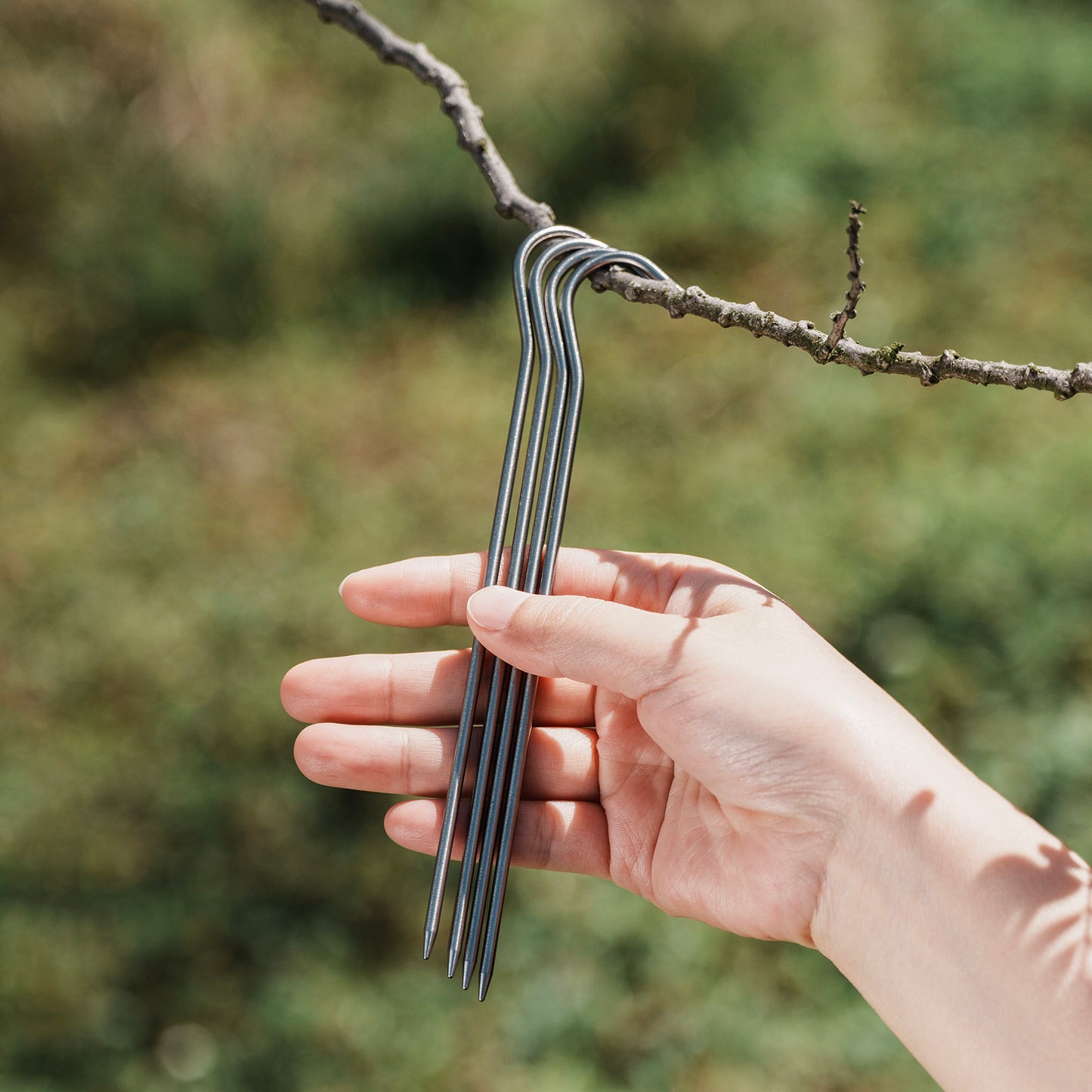 Boundless Voyage Titanium Tent Stakes 8pcs – Ultralight Camping Pegs for Backpacking, Hiking & Outdoor Use