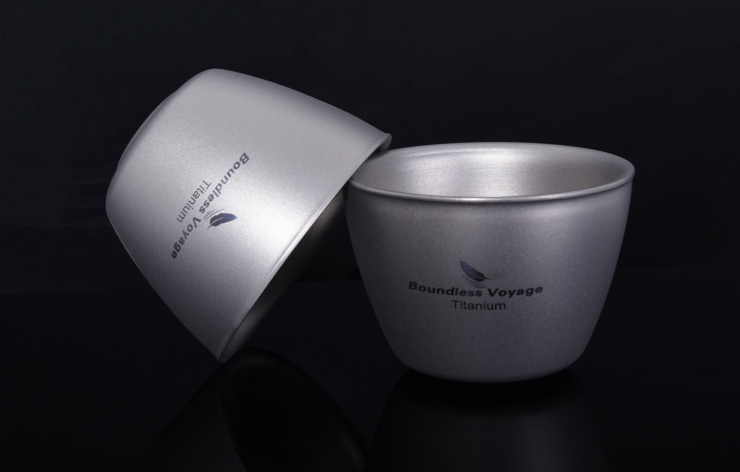 Boundless Voyage 40ml Double-Wall Titanium Sake Cup – Ultralight Insulated Shot Mug, TA1 Titanium Mini Cup for Whiskey, Tea & Outdoor Camping