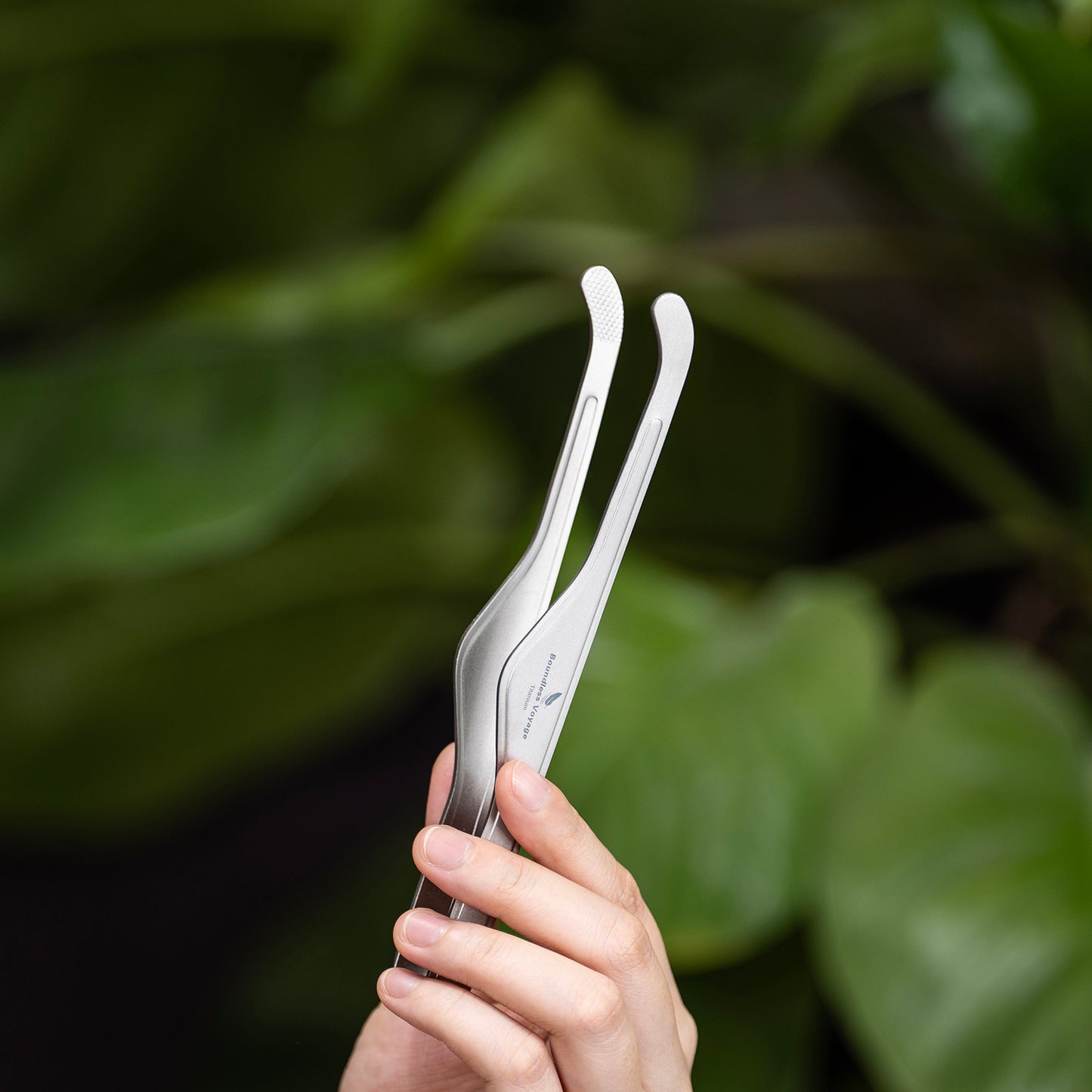 Boundless Voyage Titanium Tongs 17cm – Ultralight Anti-Scald Tweezers for BBQ, Cooking, Tea & Outdoor Use