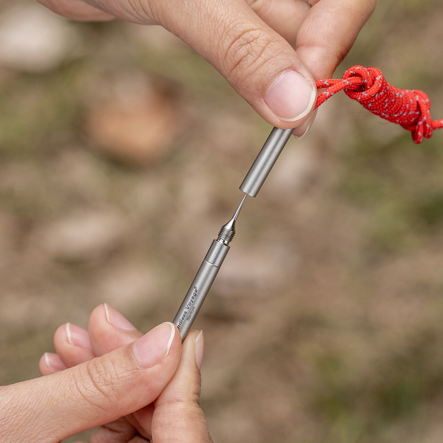 Boundless Voyage Titanium Toothpick Holder – Mini Portable EDC Toothpick Case & Multi-Use Tool for Travel & Outdoor