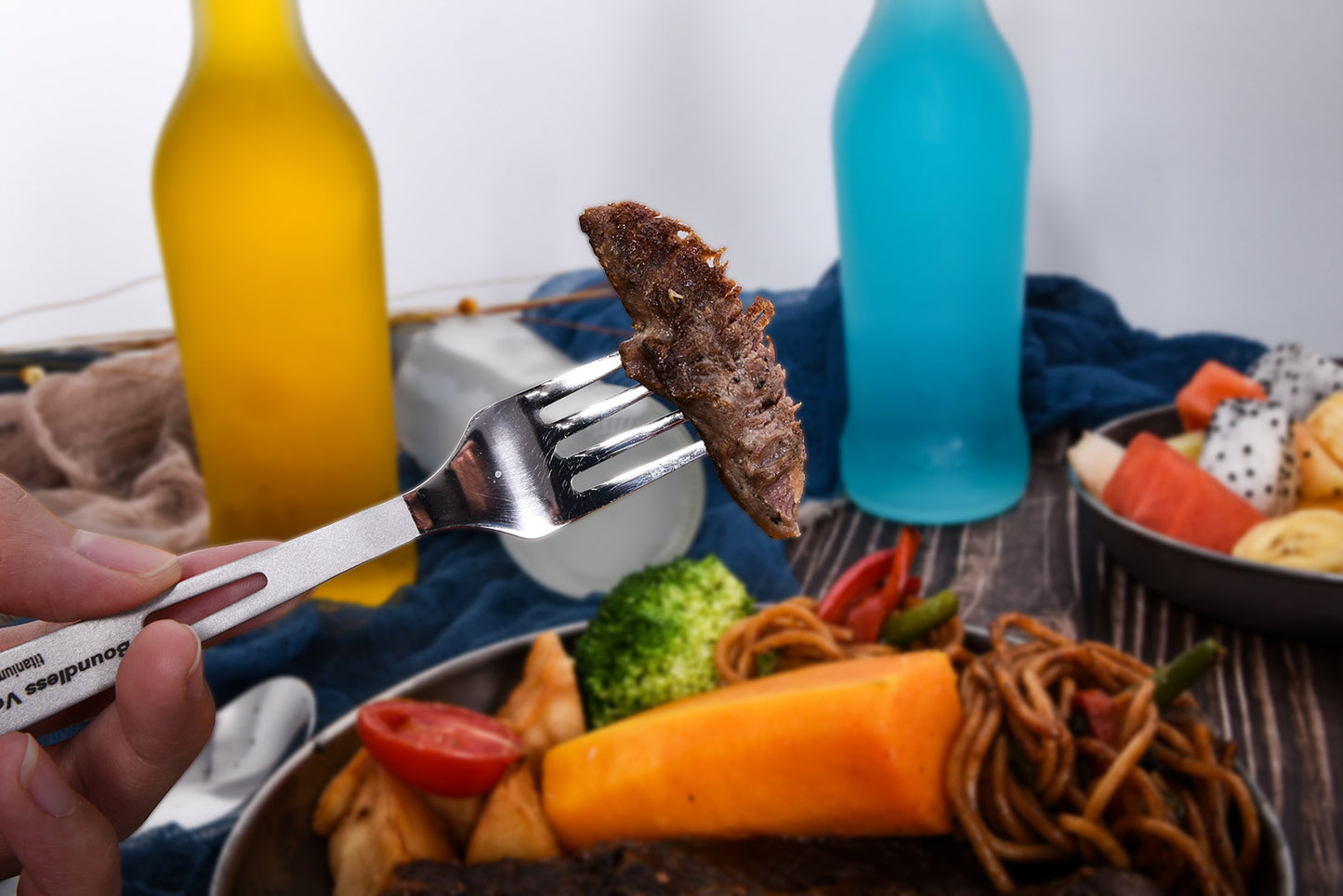 Boundless Voyage Titanium Fork – Ultralight Camping Cutlery for Outdoor & Everyday Use
