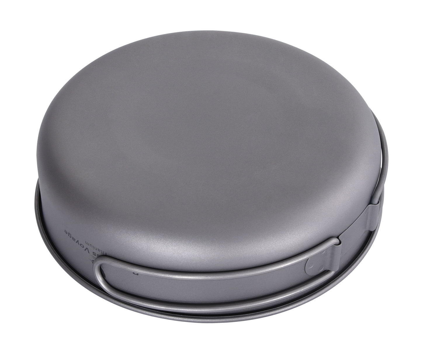 Boundless Voyage Titanium Non-stick Frying Pan with Ceramic Coating – Folding Handle | Ultralight Outdoor Camping, Picnic & Hiking Skillet | Durable, Portable & Eco-Friendly Tableware