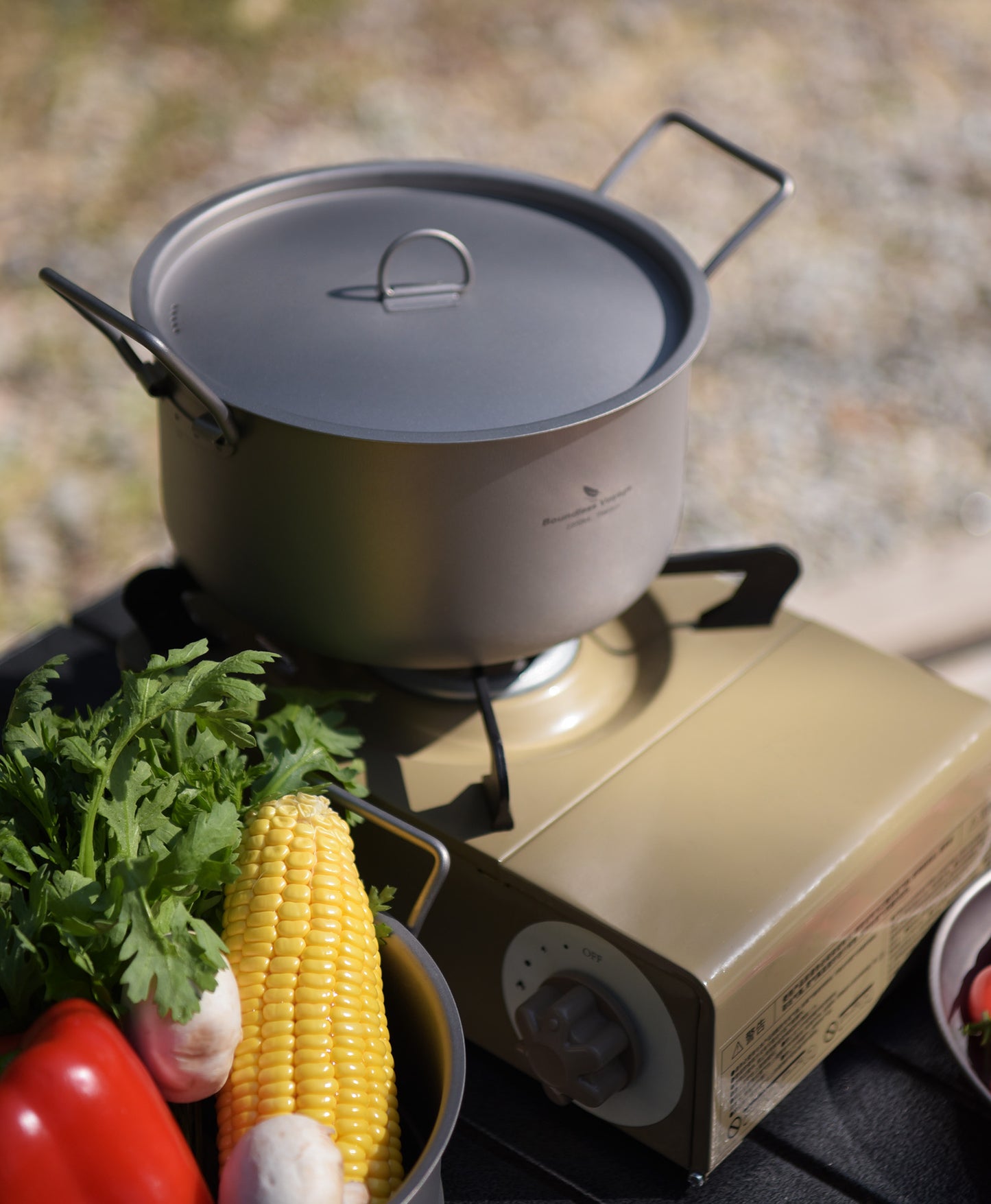 Boundless Voyage Titanium Pot with Steamer 2.2L +1.8L – Ultralight Multifunctional Camping Cookware with Steamer & Lid, TA1 Titanium Outdoor Cooking Kit for Camping, Hiking & Travel