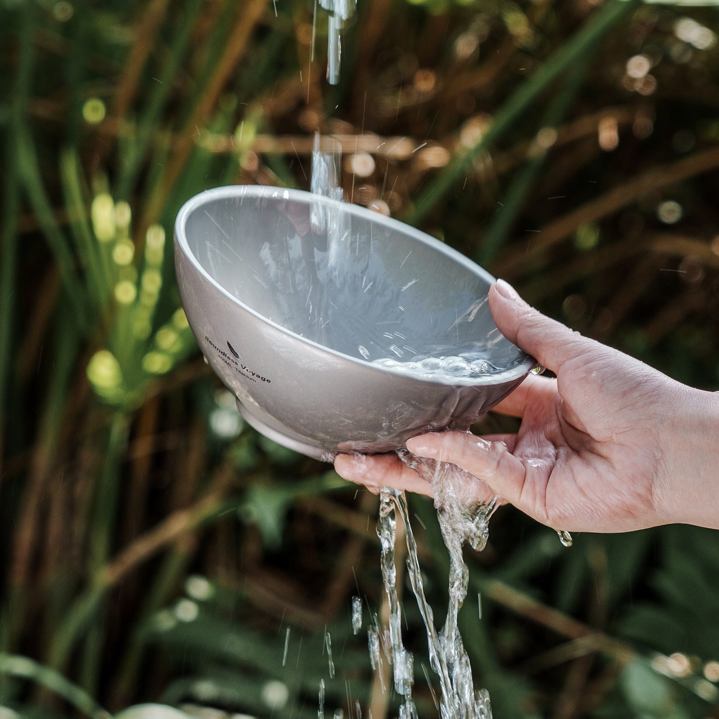 Boundless Voyage 220ml Titanium Double-Wall Bowl – Insulated Camping Soup & Snack Bowl for Adults, Kids & Outdoor Dining