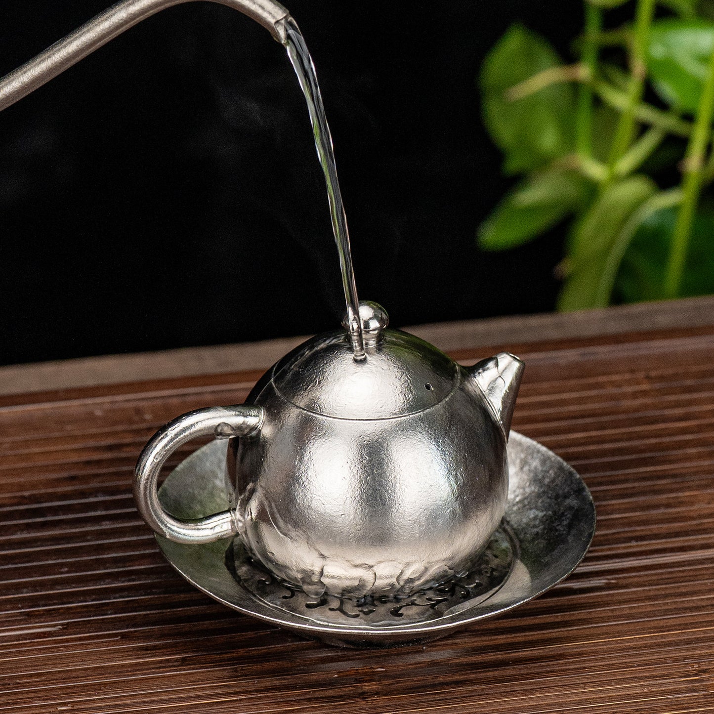 Boundless Voyage Titanium Tea Tray – Detachable Gongfu Tea Drain Tray with Water Storage for Home, Office & Travel