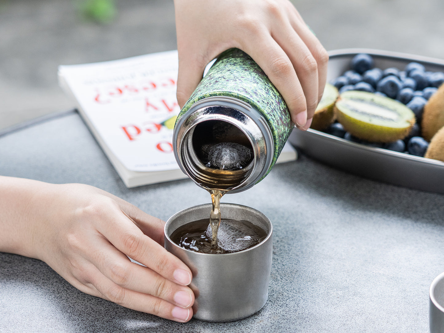 Boundless Voyage 500ml Titanium Vacuum Insulated Water Bottle | 17oz Ultralight Double-Walled Thermal Flask | Leakproof, Non-Toxic & BPA-Free Coffee Thermos for Hiking & Travel