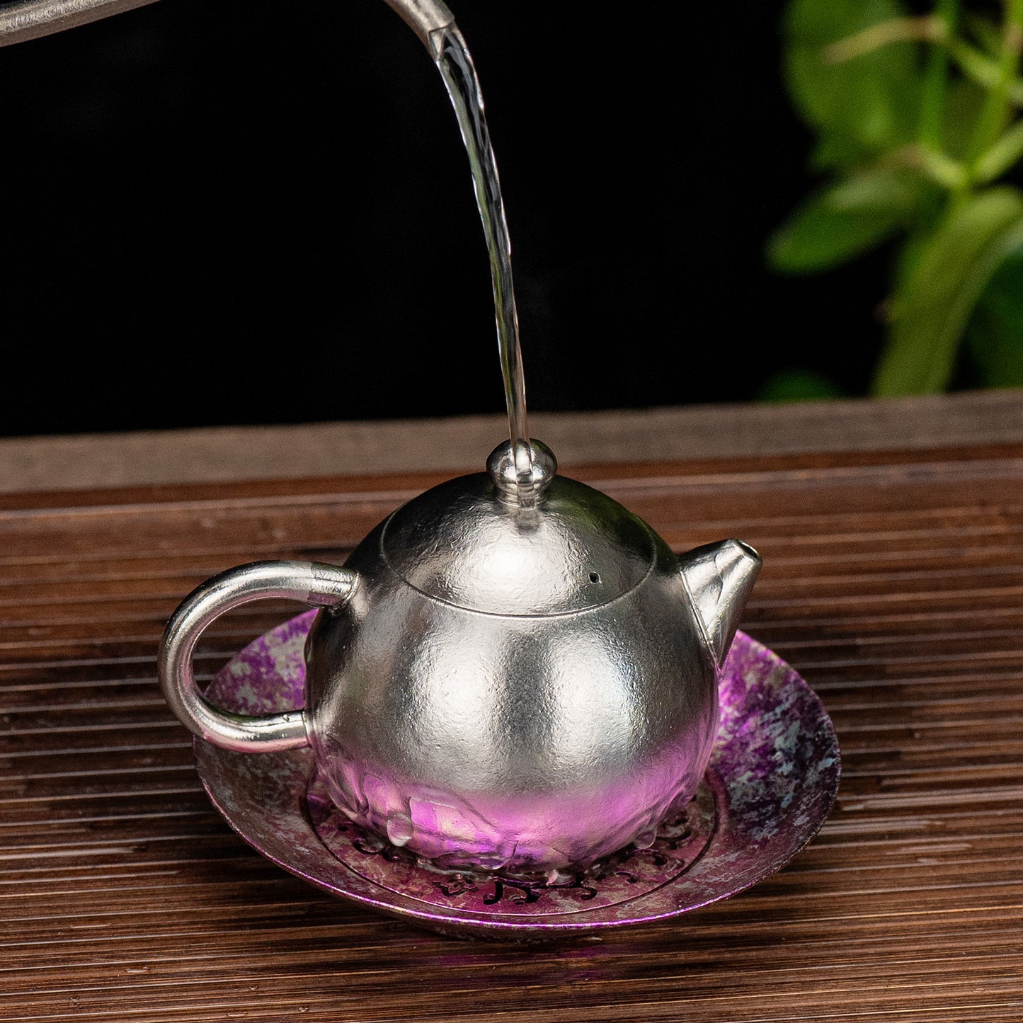Boundless Voyage Titanium Tea Tray – Detachable Gongfu Tea Drain Tray with Water Storage for Home, Office & Travel