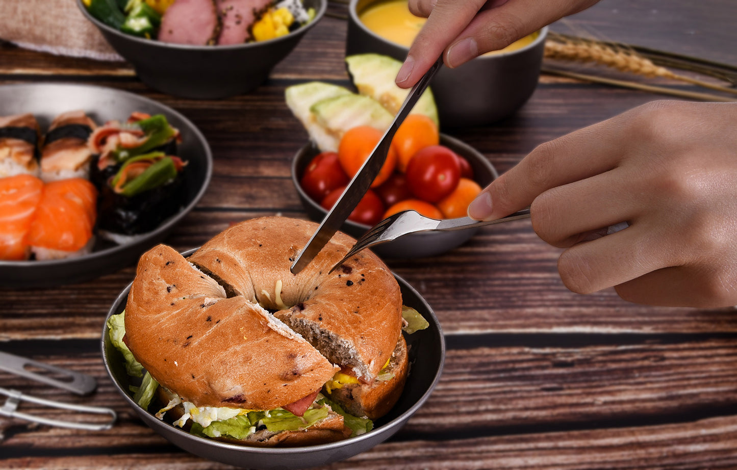 Boundless Voyage Titanium Fork – Ultralight Camping Cutlery for Outdoor & Everyday Use