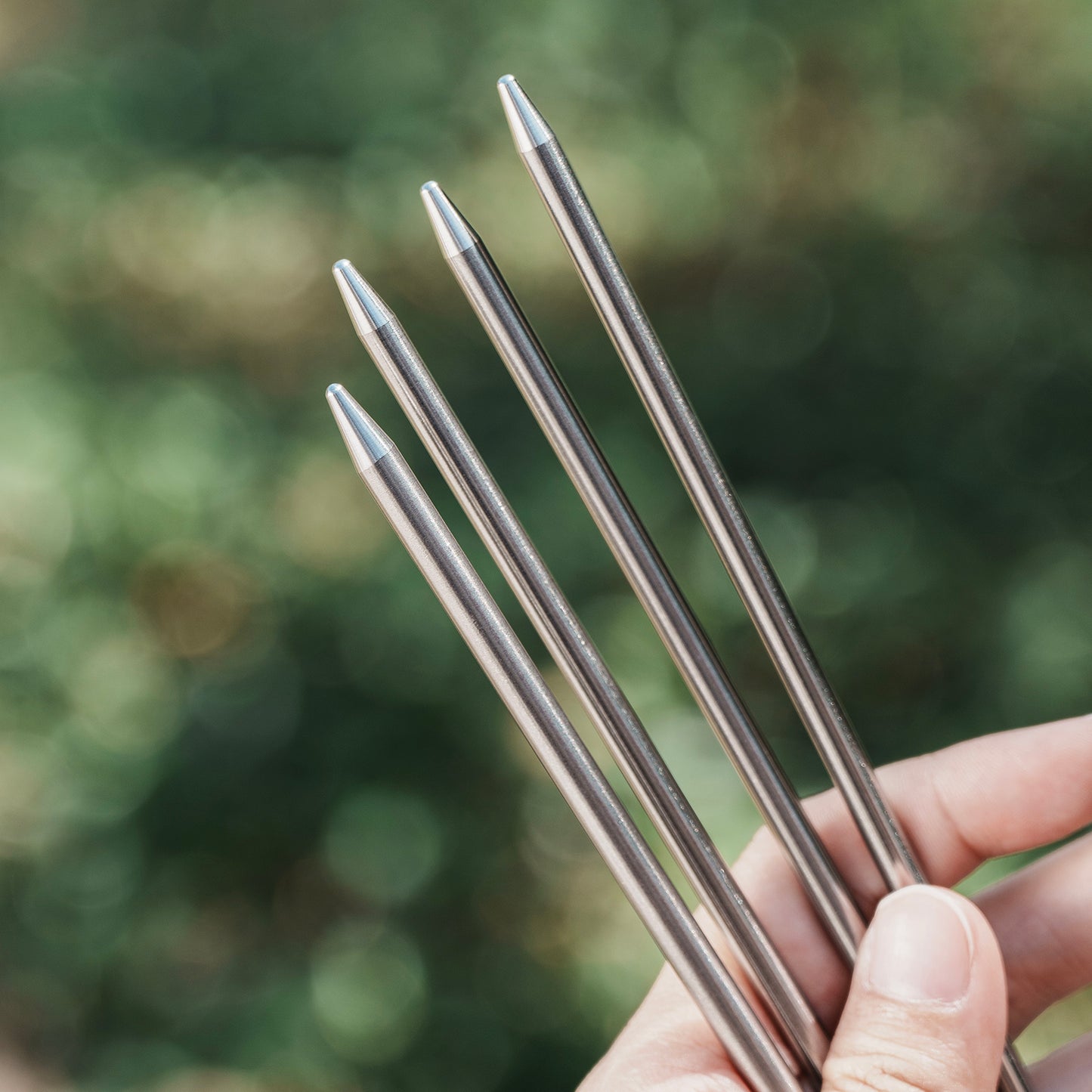 Boundless Voyage Heavy-Duty Titanium Tent Stakes 6pcs – Thickened Ultralight Camping Pegs for Hard Ground & Outdoor Use