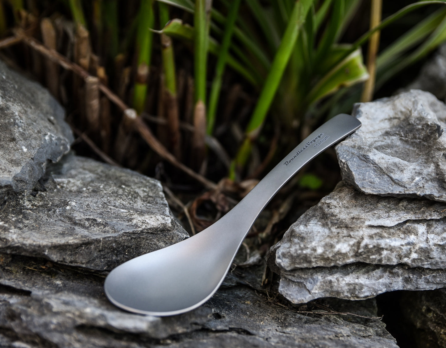 Boundless Voyage Titanium Spoon  For Home Outdoor Camping Ultralight Cutlery for Soup Portable tableware