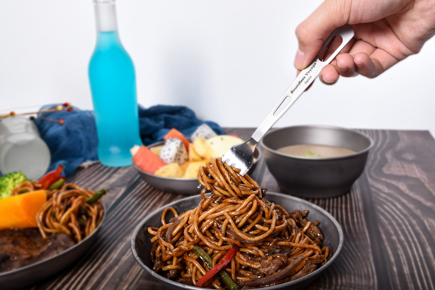 Boundless Voyage Titanium Fork – Ultralight Camping Cutlery for Outdoor & Everyday Use