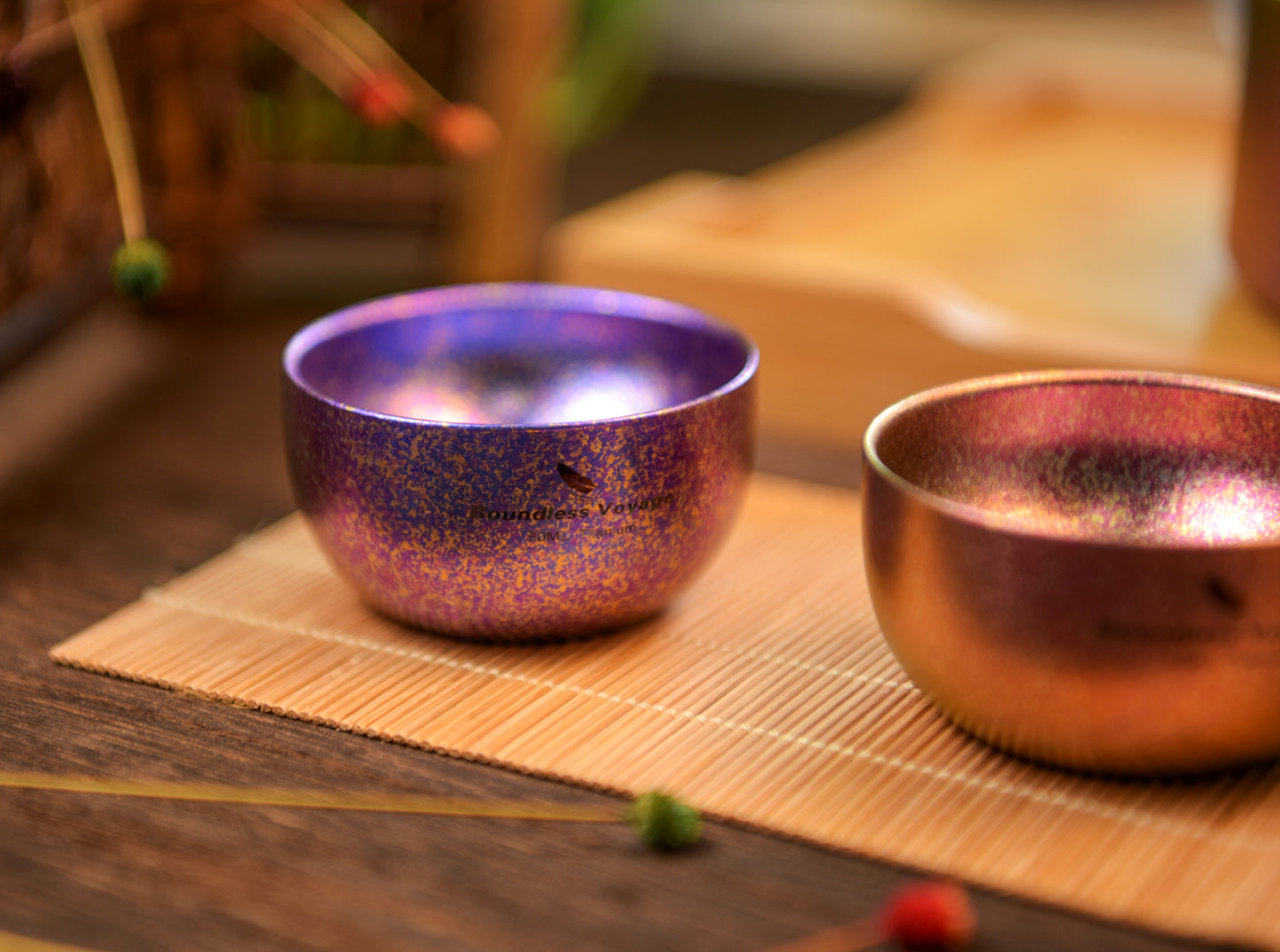 Boundless Voyage 50ml Double-Wall Titanium Cup – Colorful Insulated Espresso & Tea Shot Cup, Ultralight TA1 Titanium Mini Mug for Camping, Whiskey & Travel