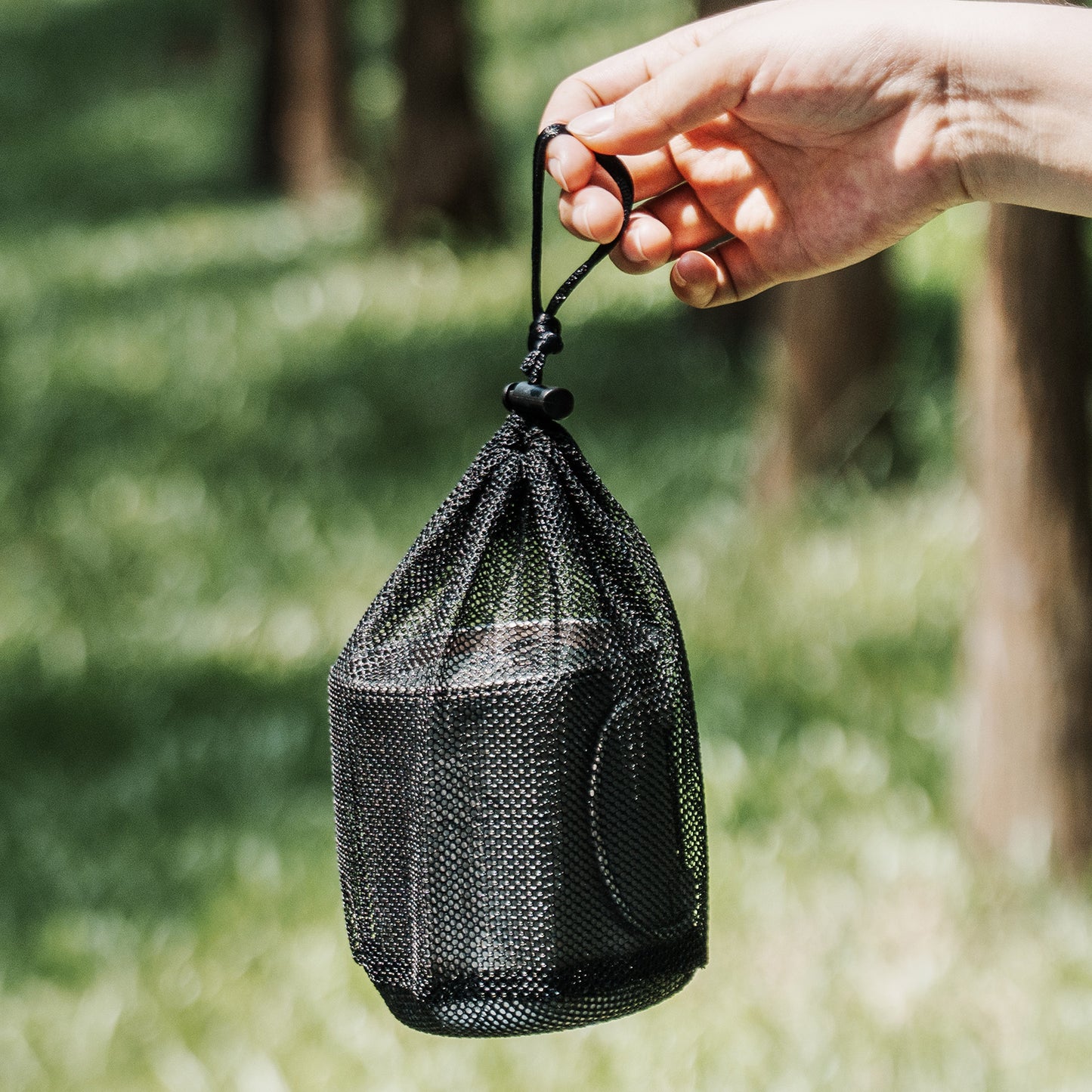 Boundless Voyage 420ml TA1 Titanium Camping Mug – Ultralight Foldable-Handle Cup for Water, Coffee & Tea Outdoors