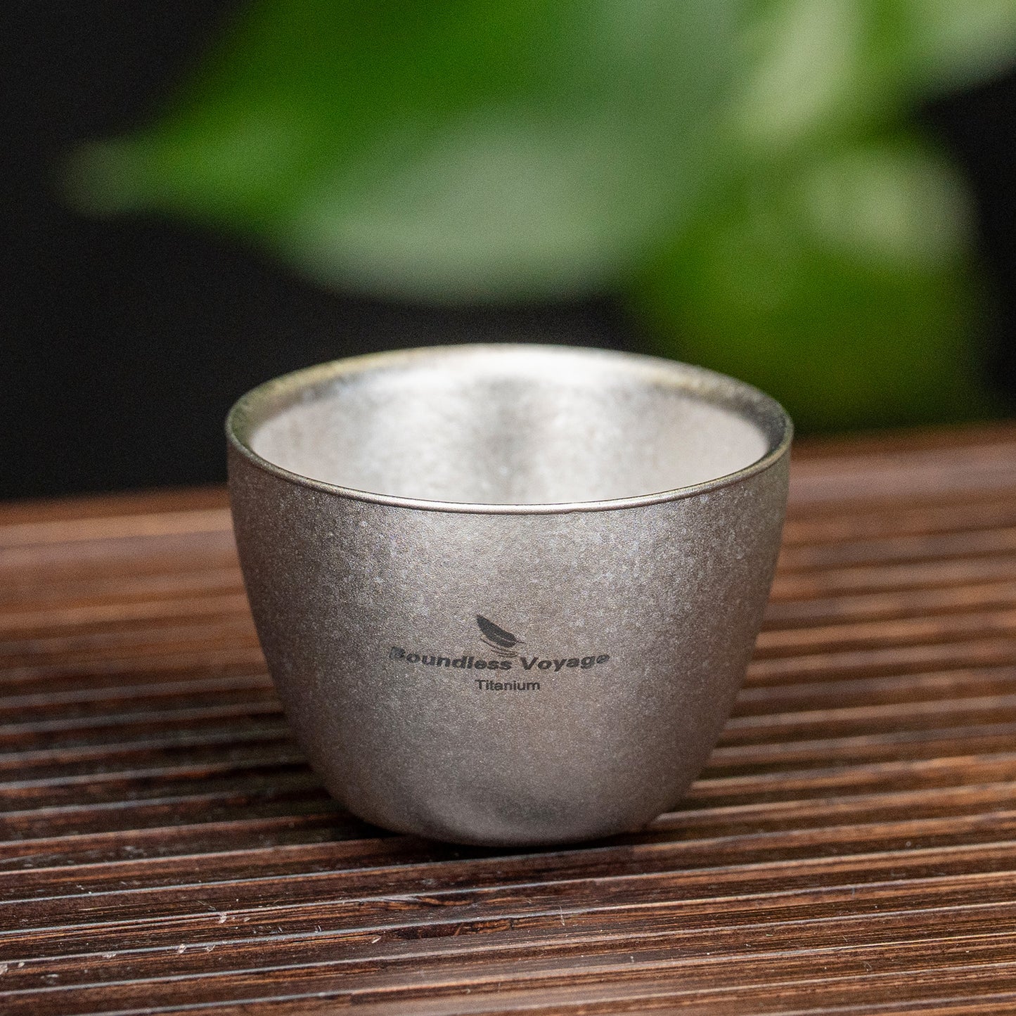 Boundless Voyage 40ml Double-Wall Titanium Sake Cup – Ultralight Insulated Shot Mug, TA1 Titanium Mini Cup for Whiskey, Tea & Outdoor Camping