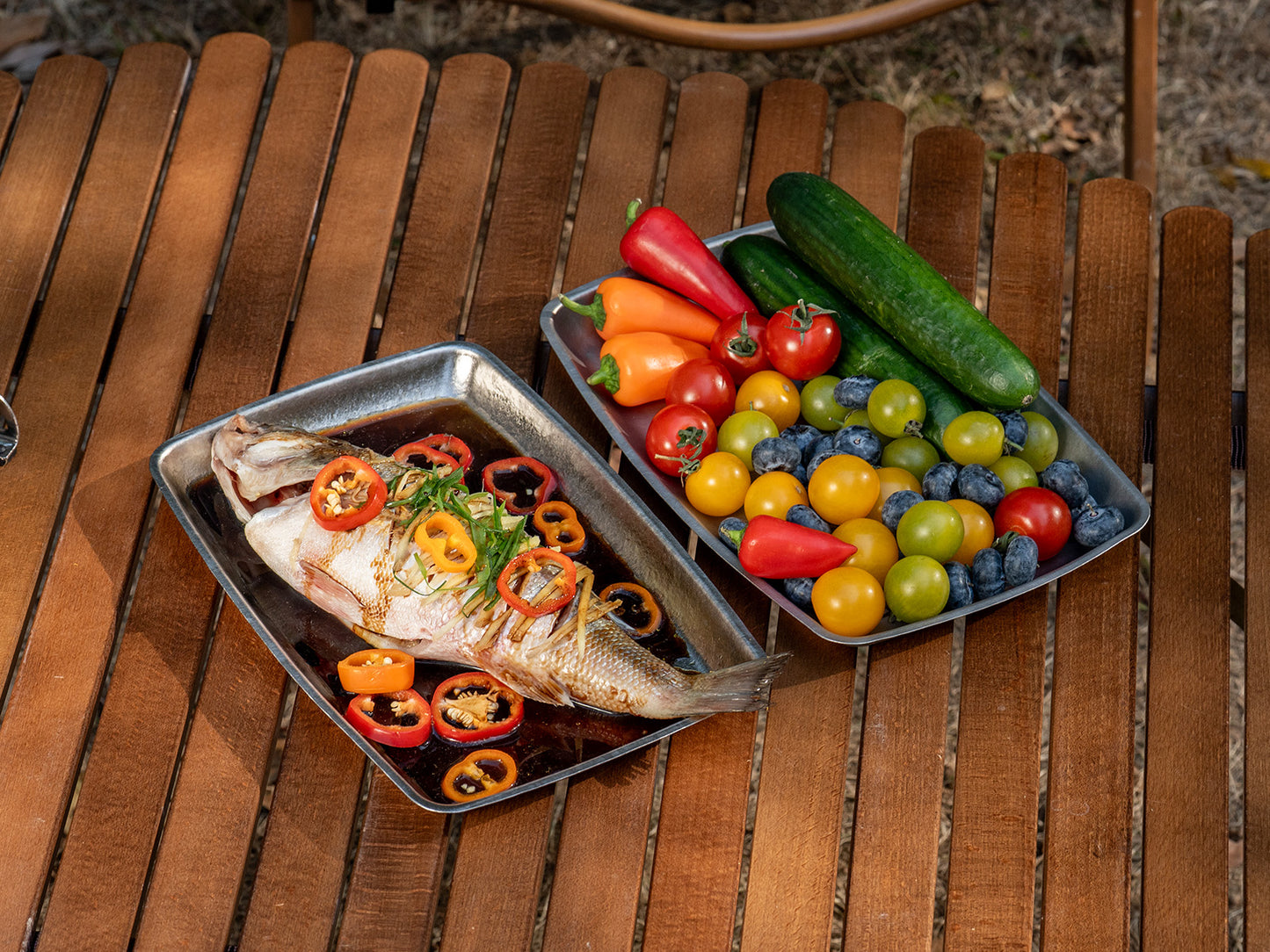 Boundless Voyage 27.7cm Titanium Square Plate | 186g Ultralight Camping Dinner Tray | Heat-Resistant & Dishwasher Safe Outdoor Tableware